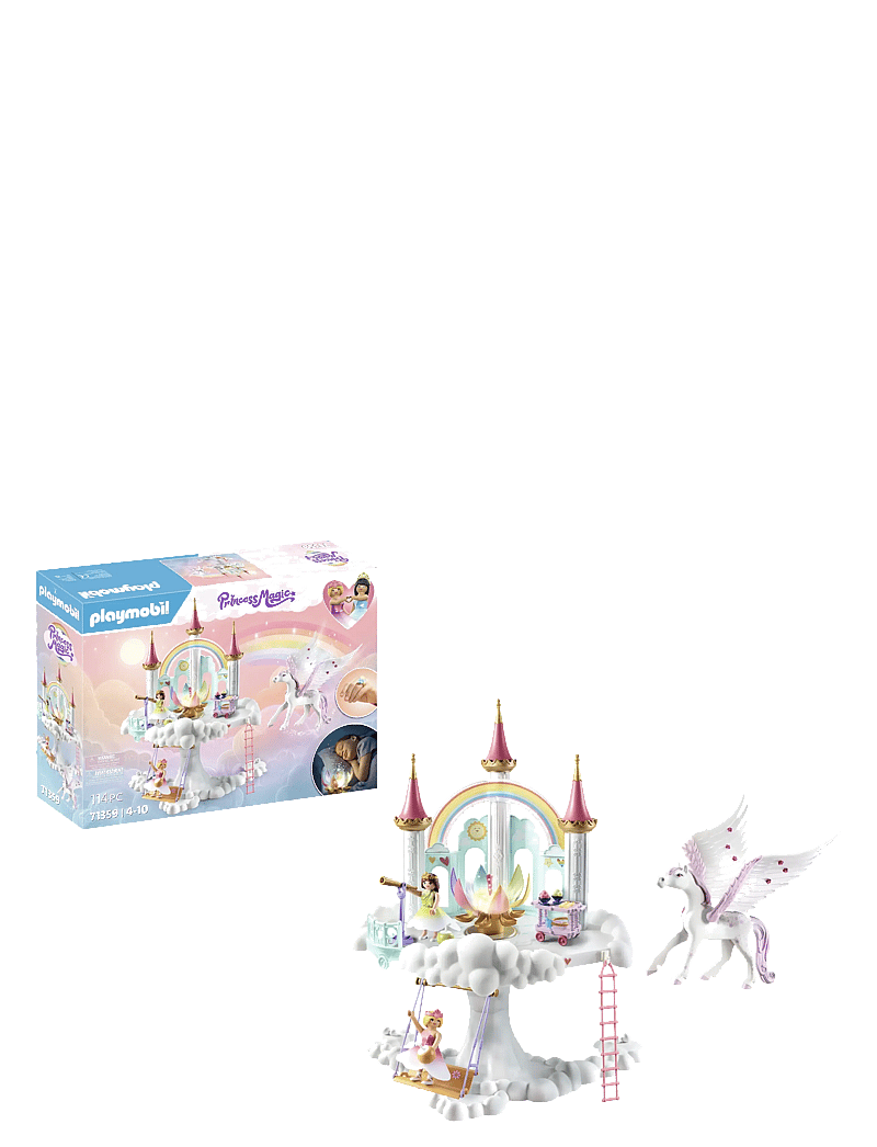 PLAYMOBIL - PLAYMOBIL Princess Magic Rainbow Castle in the Clouds - 71359 - playmobil princess magic - multicolored - 4