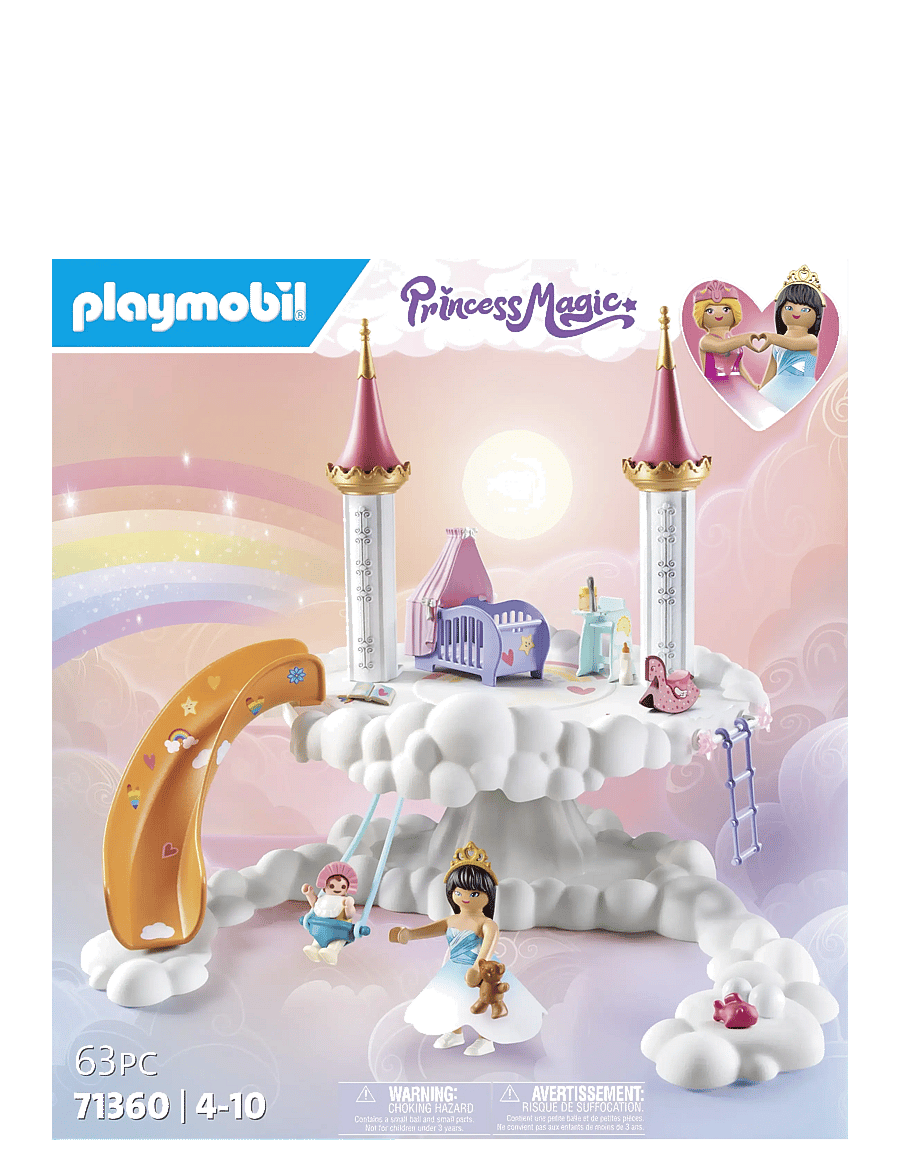 PLAYMOBIL - PLAYMOBIL Princess Magic Baby Room in the Clouds - 71360 - playmobil princess magic - multicolored - 2