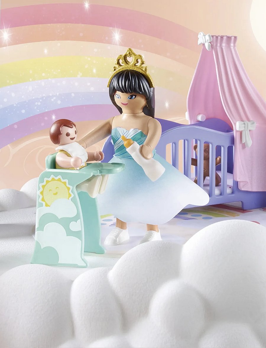 PLAYMOBIL - PLAYMOBIL Princess Magic Baby Room in the Clouds - 71360 - playmobil princess magic - multicolored - 5