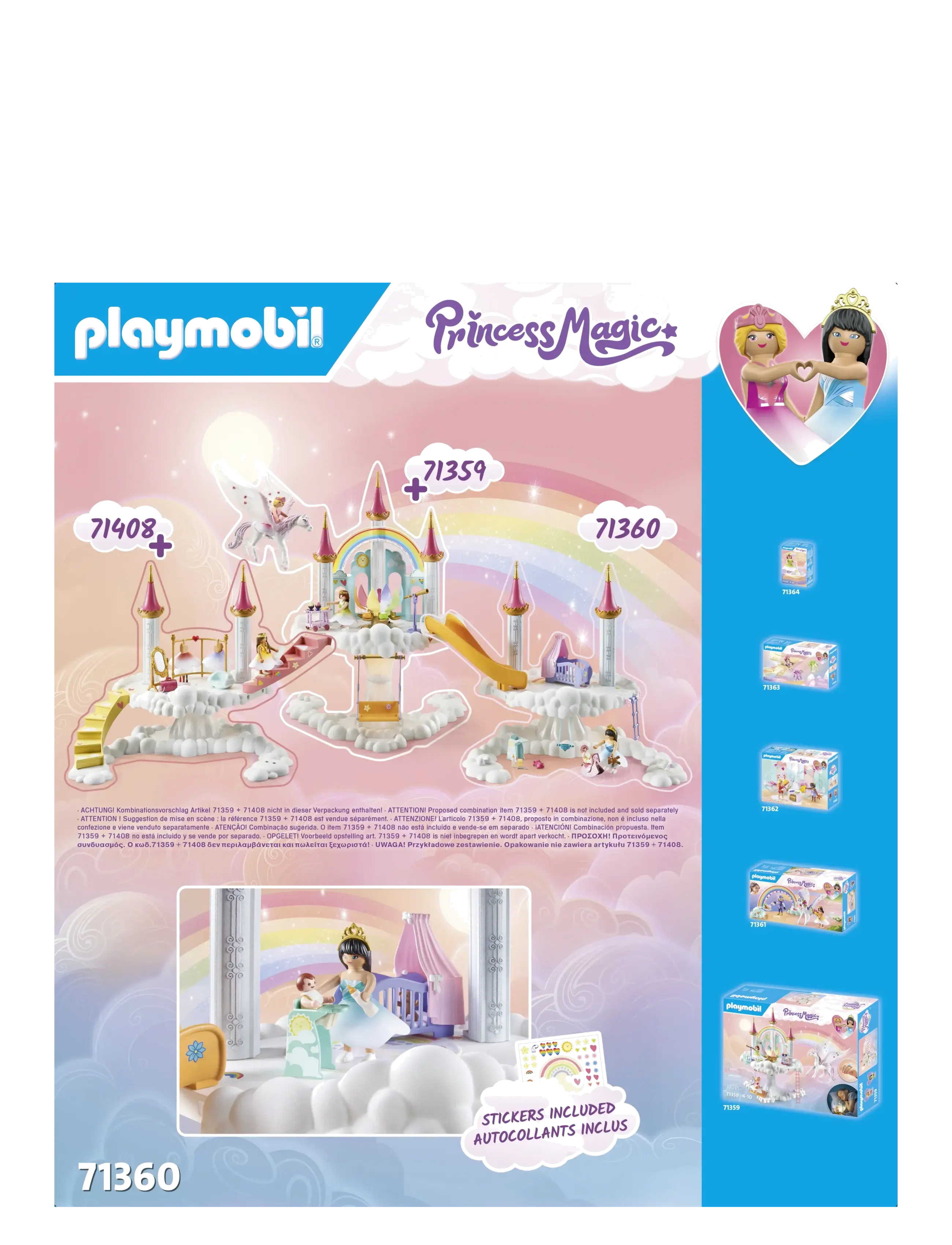 PLAYMOBIL - PLAYMOBIL Princess Magic Himmelsk babysky - 71360 - playmobil princess magic - multicolored - 4