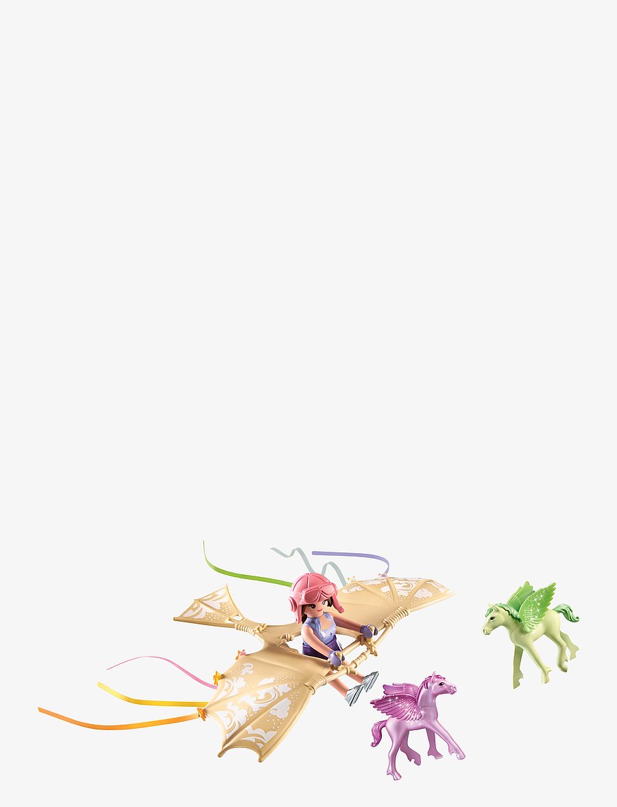 PLAYMOBIL - PLAYMOBIL Princess Magic Trip with Pegasus Foals in the Clouds - 71363 - playmobil princess magic - multicolored - 0