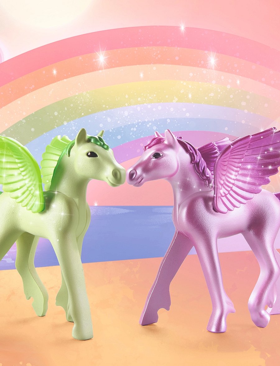 PLAYMOBIL - PLAYMOBIL Princess Magic Trip with Pegasus Foals in the Clouds - 71363 - playmobil princess magic - multicolored - 3