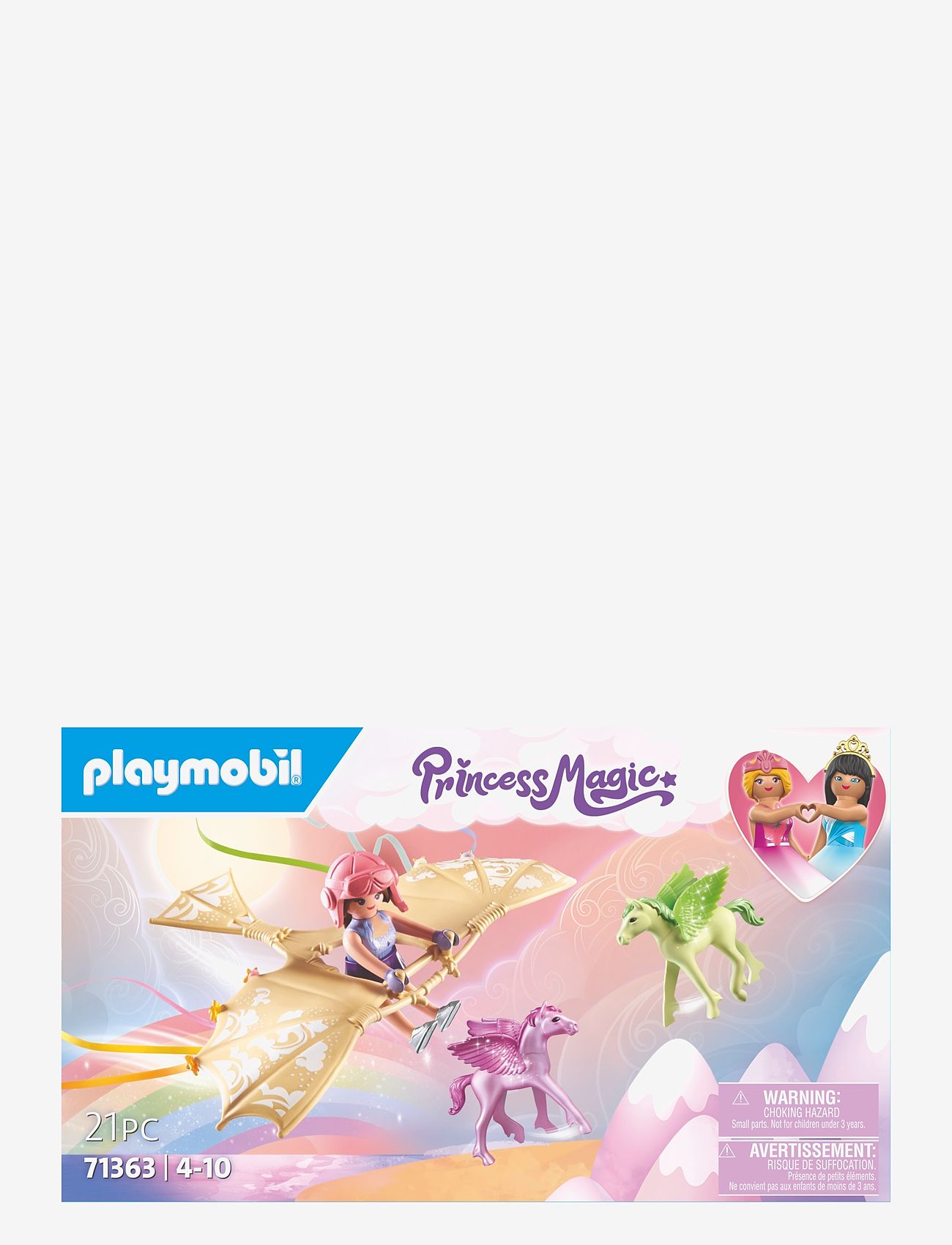 PLAYMOBIL - PLAYMOBIL Princess Magic Trip with Pegasus Foals in the Clouds - 71363 - playmobil princess magic - multicolored - 2