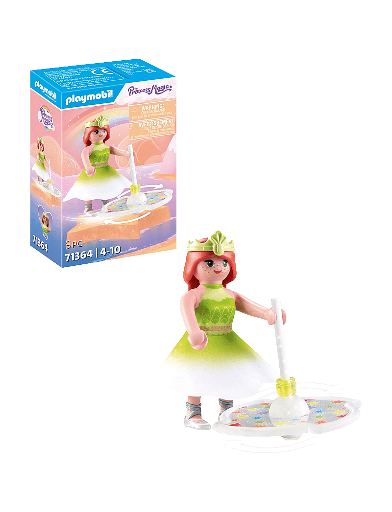 PLAYMOBIL - PLAYMOBIL Princess Magic Rainbow Spinning Top with Princess - 71364 - geschenke unter 30€ - multicolored - 0