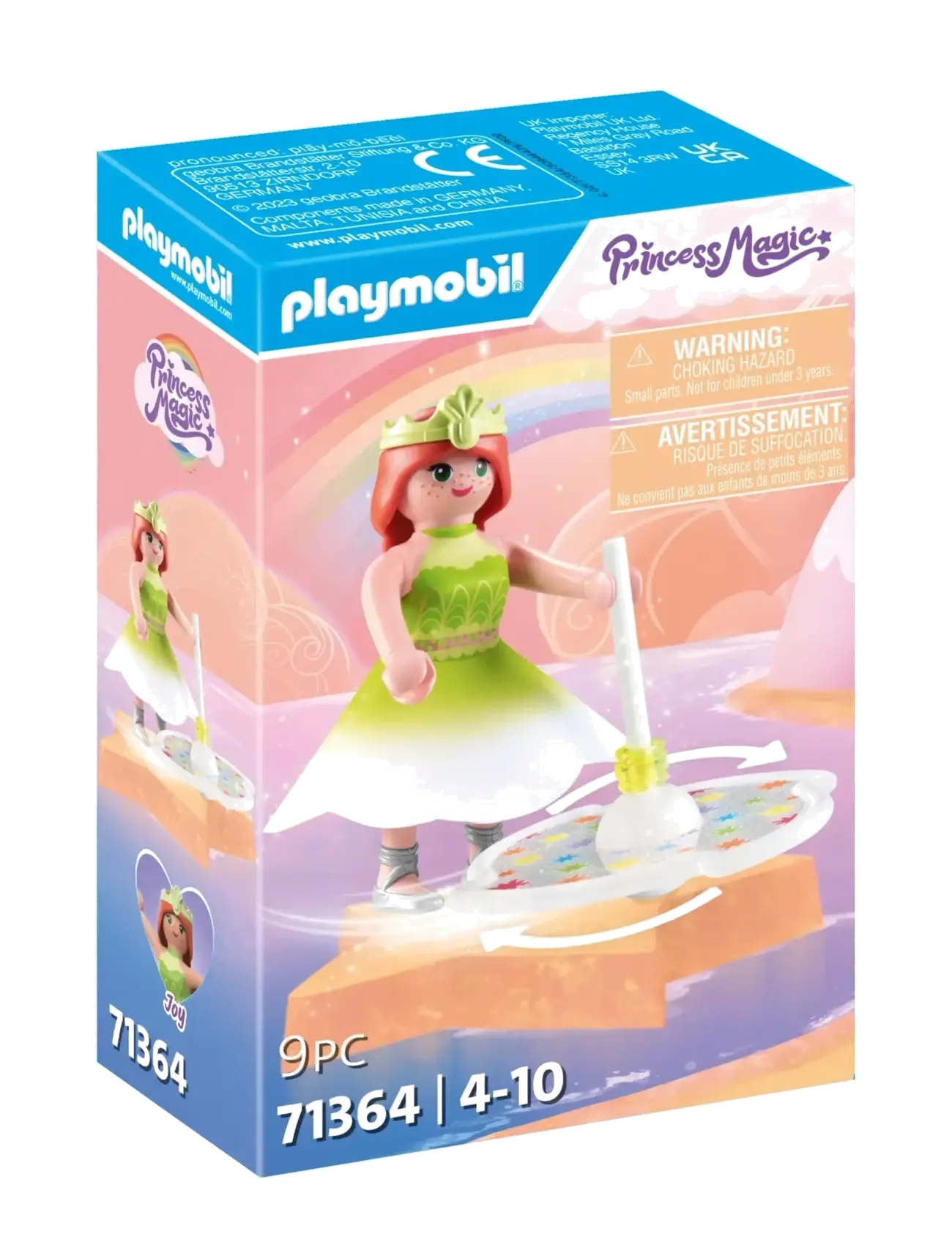 PLAYMOBIL - PLAYMOBIL Princess Magic Rainbow Spinning Top with Princess - 71364 - playmobil princess magic - multicolored - 2