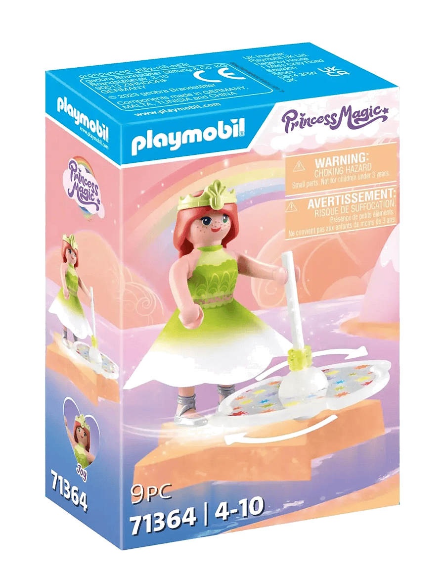 PLAYMOBIL - PLAYMOBIL Princess Magic Rainbow Spinning Top with Princess - 71364 - playmobil princess magic - multicolored - 2