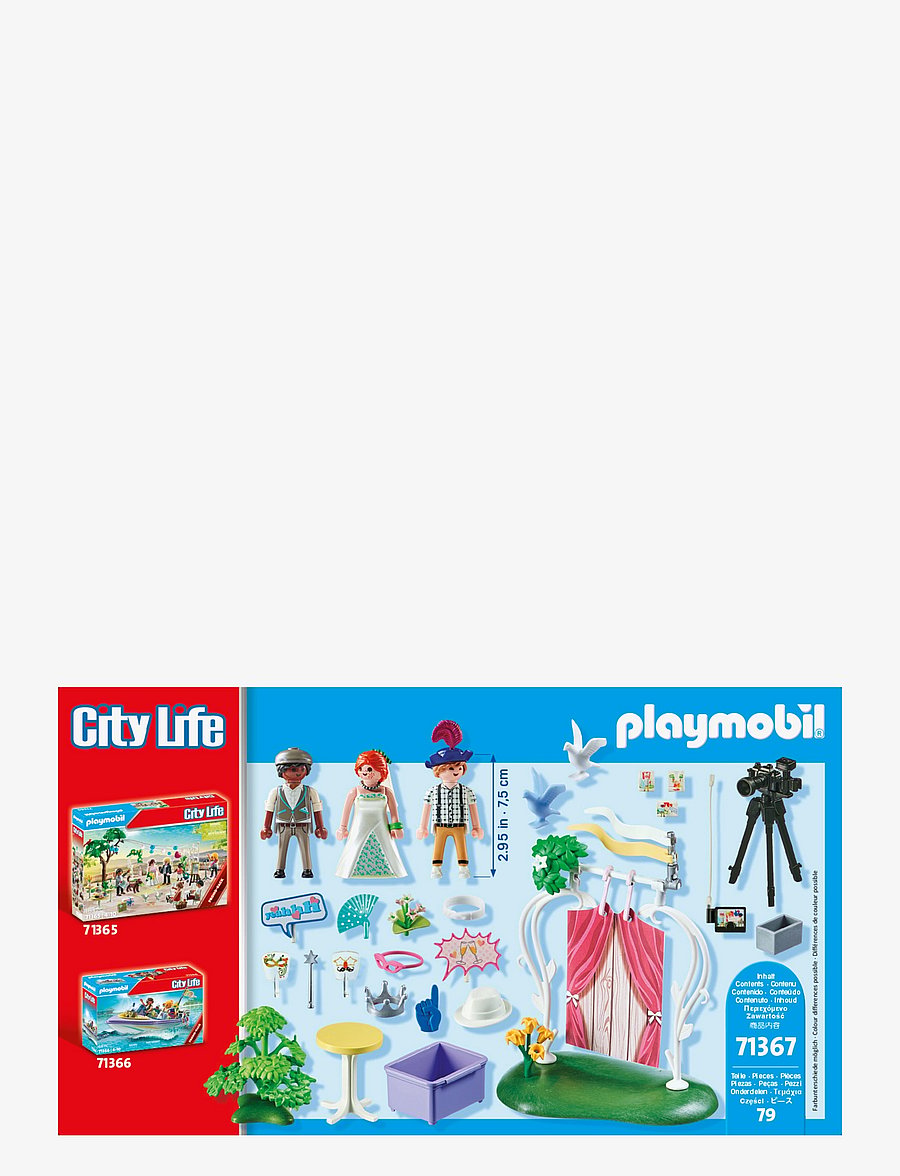 PLAYMOBIL - PLAYMOBIL City Life Wedding Photo Booth - 71367 - multicolored - 1