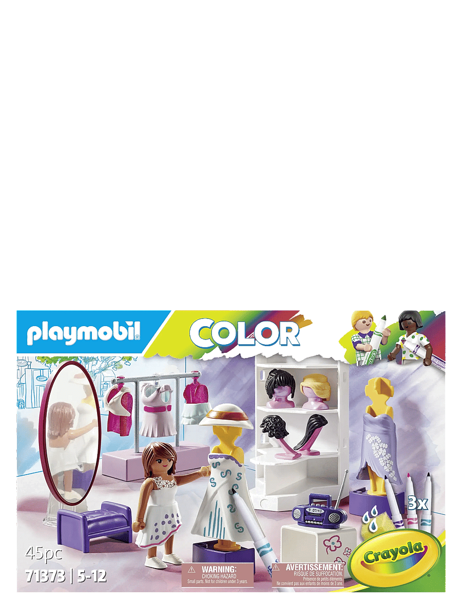 PLAYMOBIL - PLAYMOBIL COLOR PLAYMOBIL Color: Dressing Room - 71373 - playmobil color - multicolored - 1