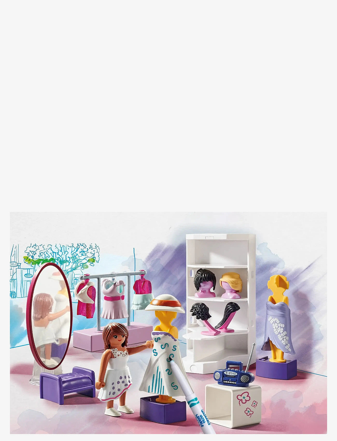 PLAYMOBIL - PLAYMOBIL Color: Modedesign-sats - 71373 - playmobil color - multicolored - 3