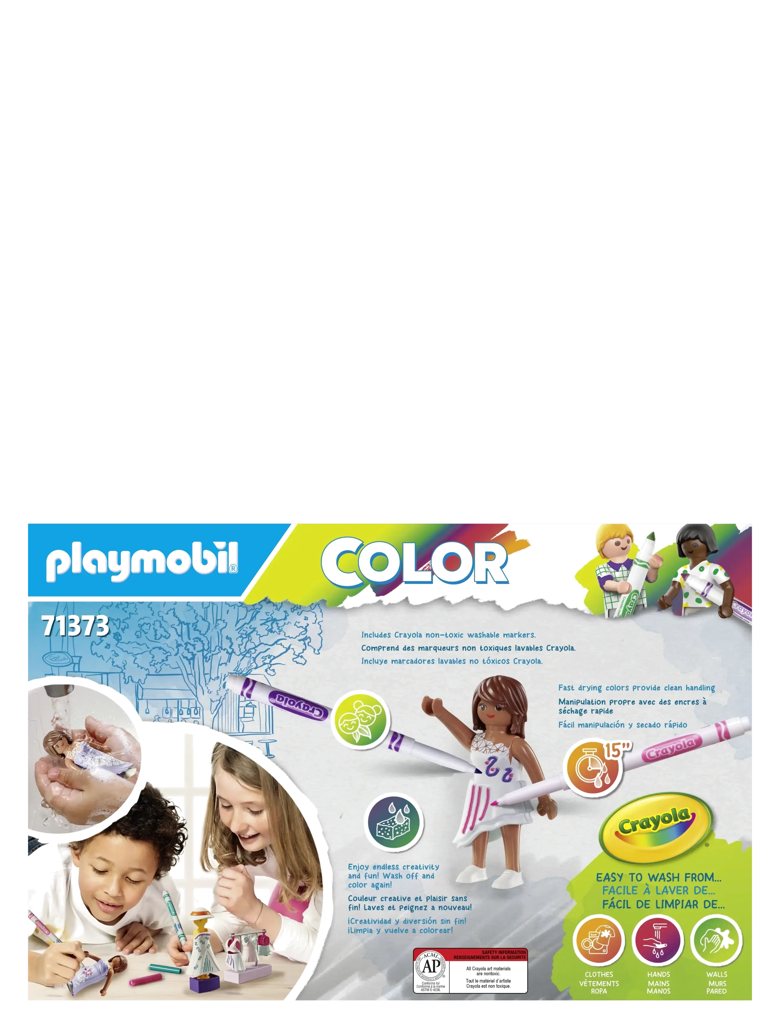 PLAYMOBIL - PLAYMOBIL COLOR PLAYMOBIL Color: Dressing Room - 71373 - playmobil color - multicolored - 3
