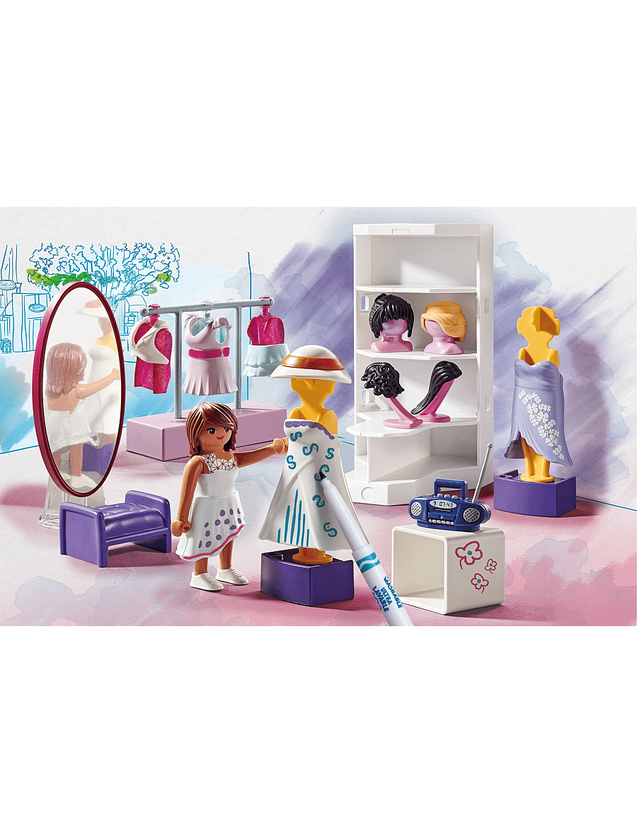 PLAYMOBIL - PLAYMOBIL COLOR PLAYMOBIL Color: Dressing Room - 71373 - playmobil color - multicolored - 5