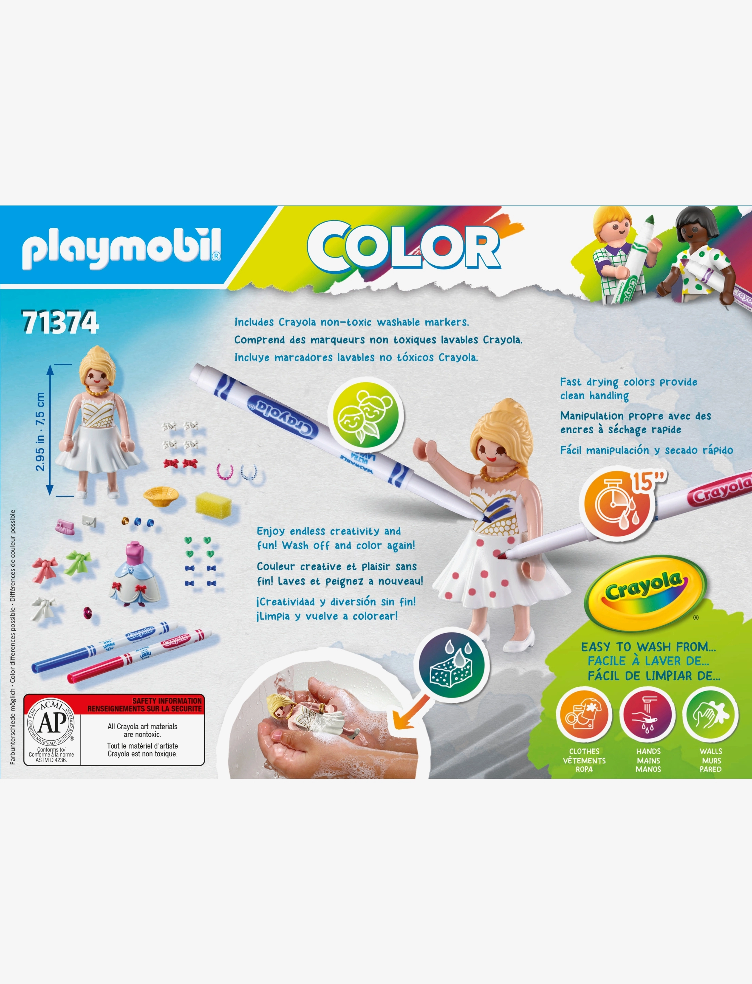 PLAYMOBIL - PLAYMOBIL Color: Modekjole - 71374 - playmobil color - multicolored - 2