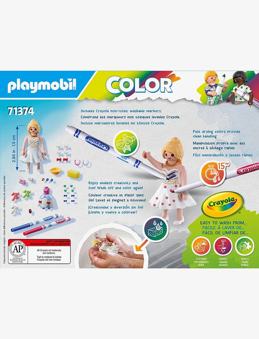 PLAYMOBIL - PLAYMOBIL COLOR PLAYMOBIL Color: Fashion Show Designer - 71374 - playmobil color - multicolored - 2