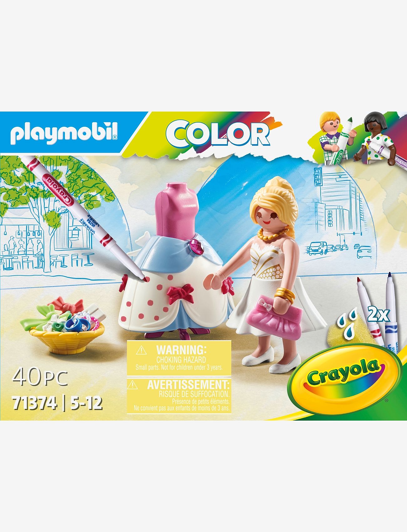 PLAYMOBIL - PLAYMOBIL Color: Modekjole - 71374 - playmobil color - multicolored - 4
