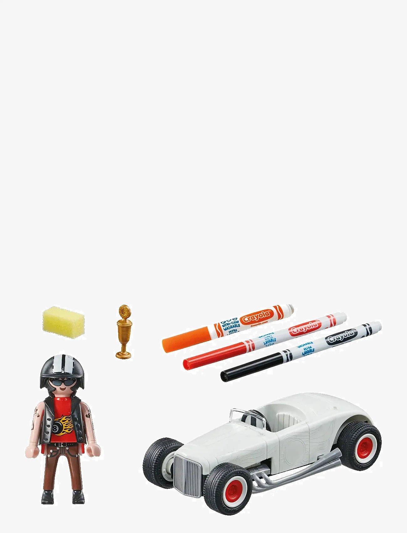 PLAYMOBIL - PLAYMOBIL Color: Racerbil - 71376 - playmobil color - multicolored - 2