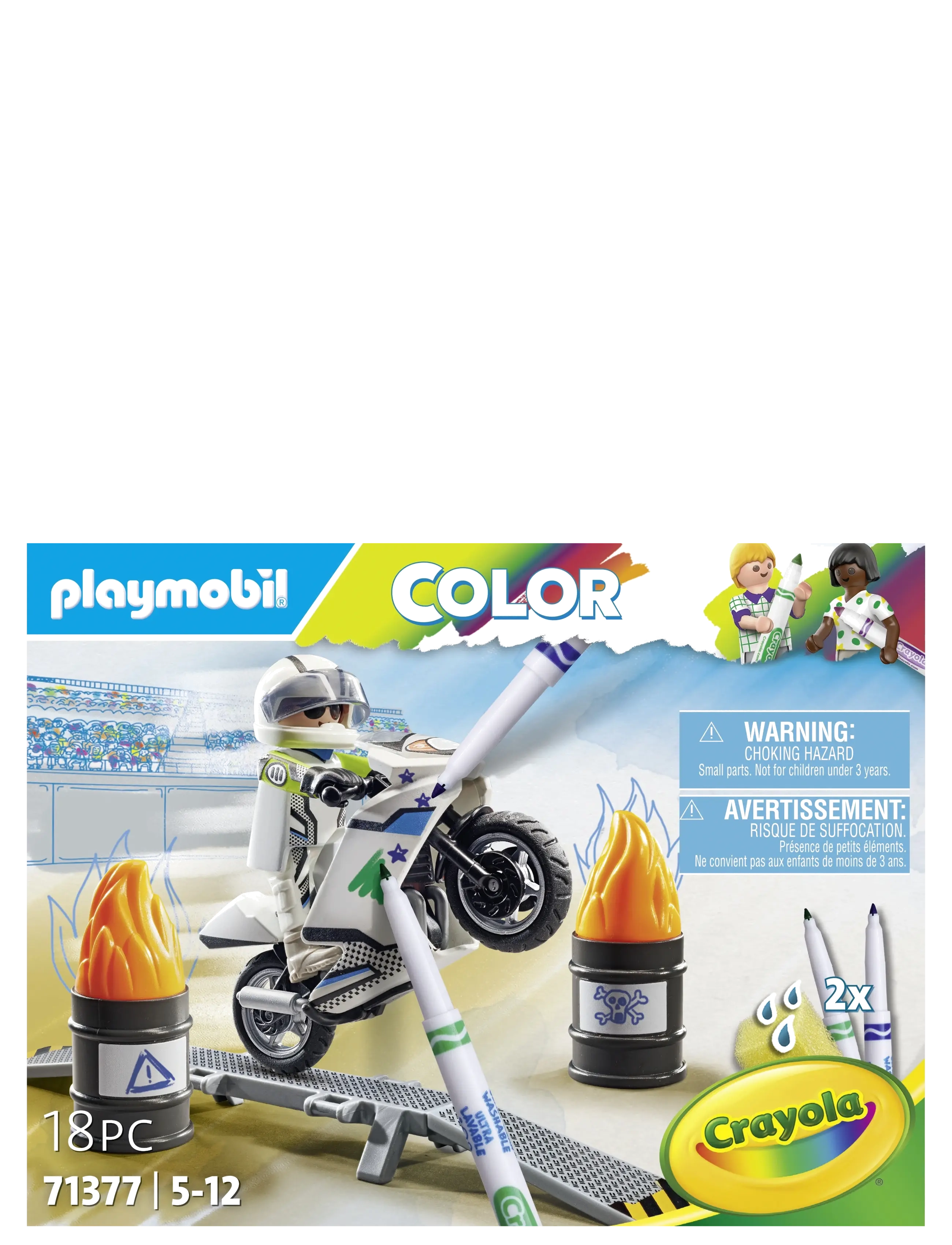PLAYMOBIL PLAYMOBIL Color: Motorcykel - 71377 - Playmobil legetøj - MULTICOLORED / multi