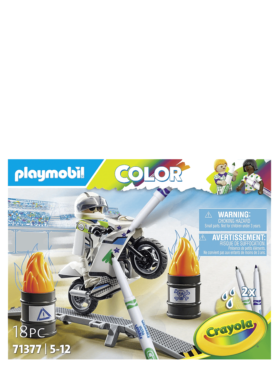 PLAYMOBIL - PLAYMOBIL COLOR PLAYMOBIL Color: Motorbike - 71377 - multicolored - 0