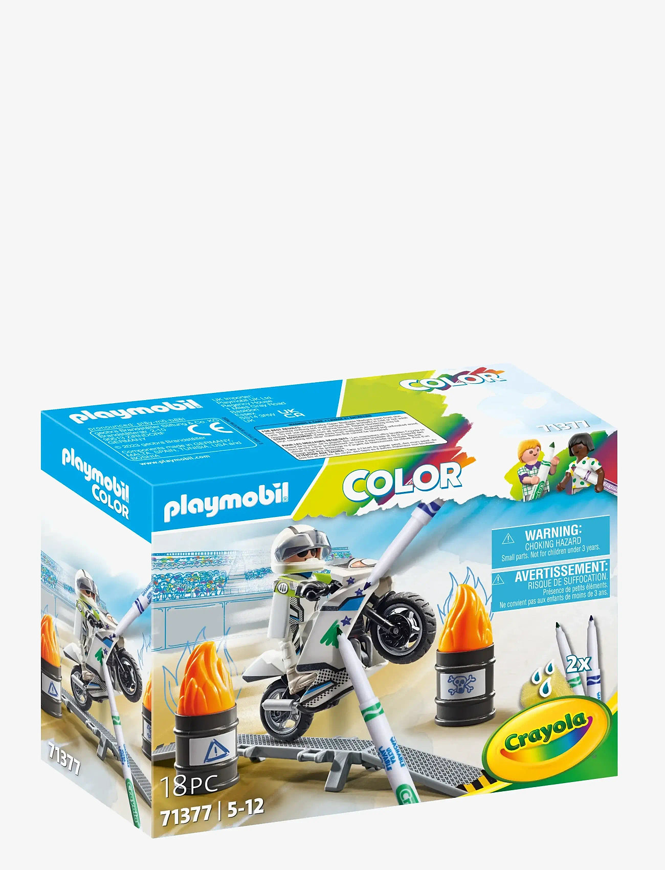 PLAYMOBIL - PLAYMOBIL Color: Motorcykel - 71377 - playmobil color - multicolored - 1