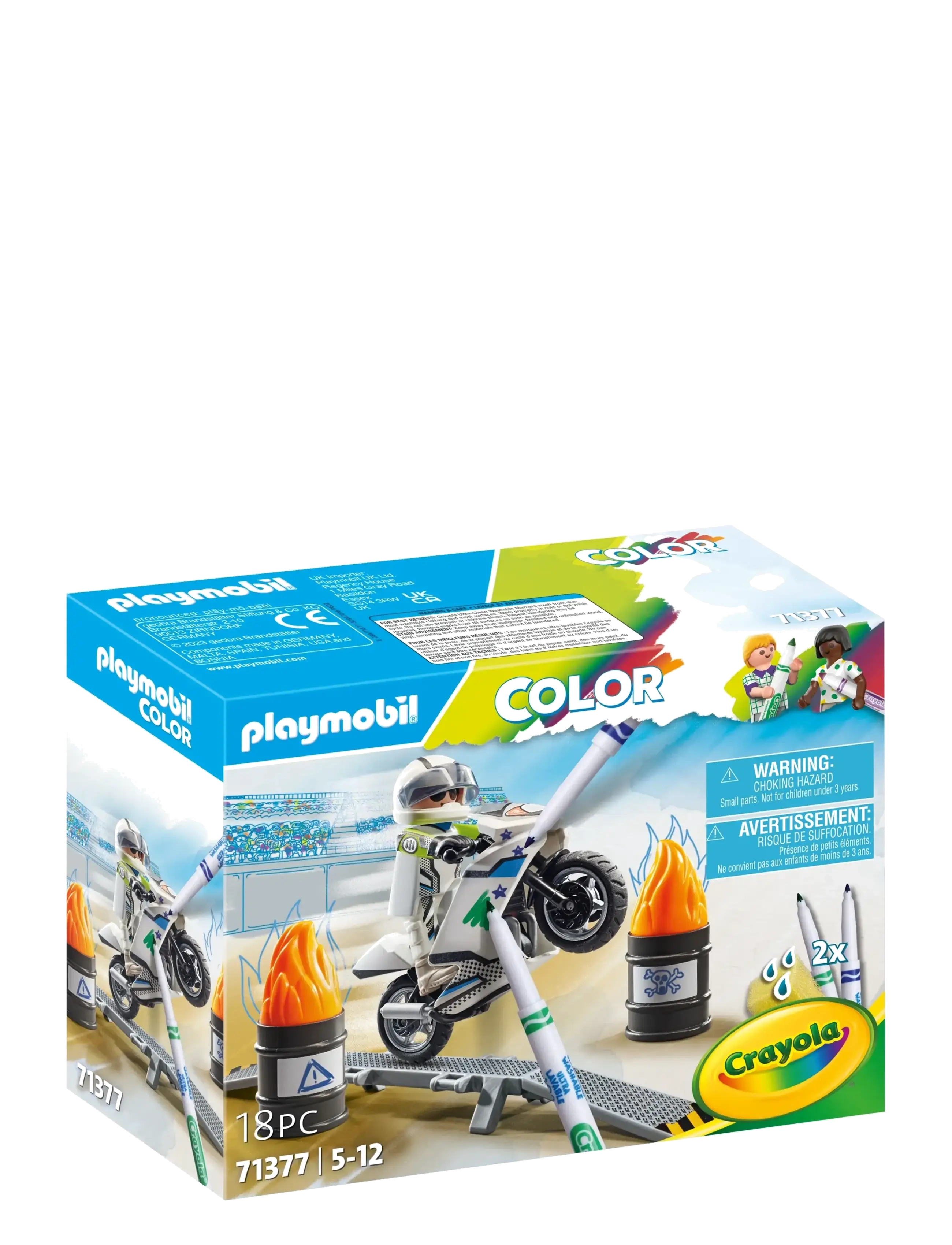 PLAYMOBIL - PLAYMOBIL Color: Motorcykel - 71377 - multicolored - 1