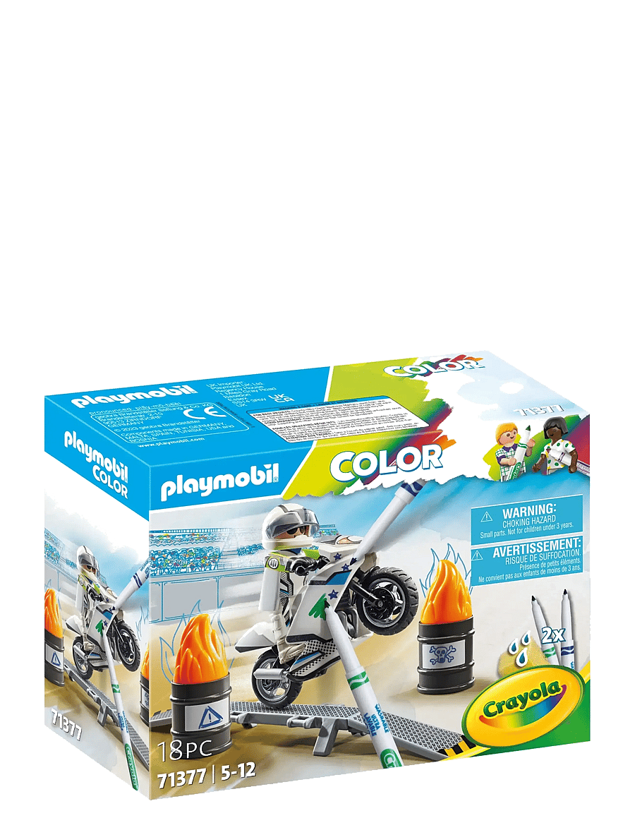 PLAYMOBIL - PLAYMOBIL COLOR PLAYMOBIL Color: Motorbike - 71377 - multicolored - 1