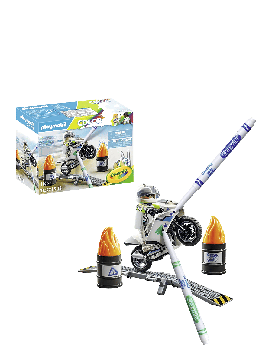 PLAYMOBIL - PLAYMOBIL COLOR PLAYMOBIL Color: Motorbike - 71377 - multicolored - 3