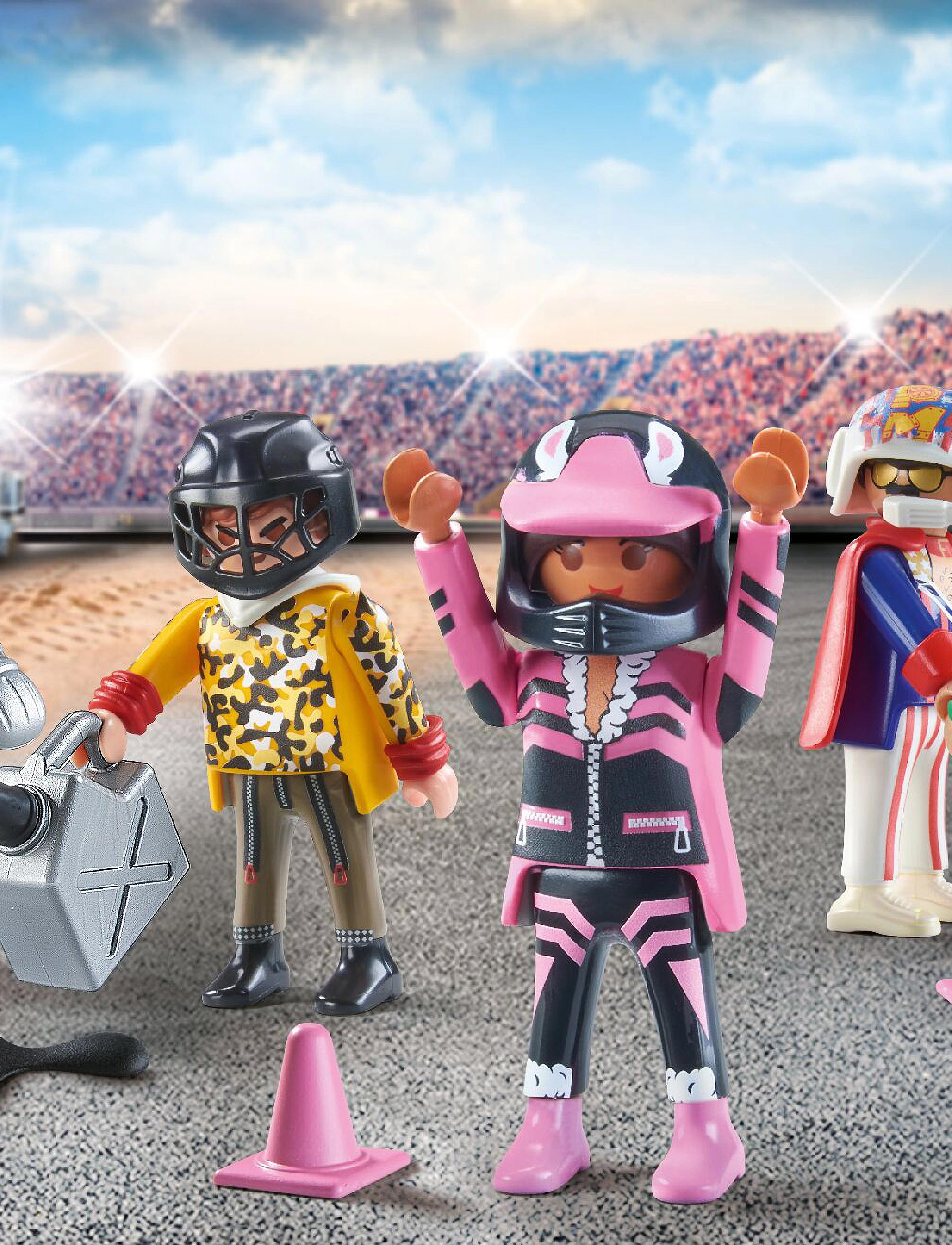 PLAYMOBIL Playmobil Figures Rally-Bil - 71399, One Size, Multi/patterned, Playmobil Legetøj > Playmobil Figures, Børn
