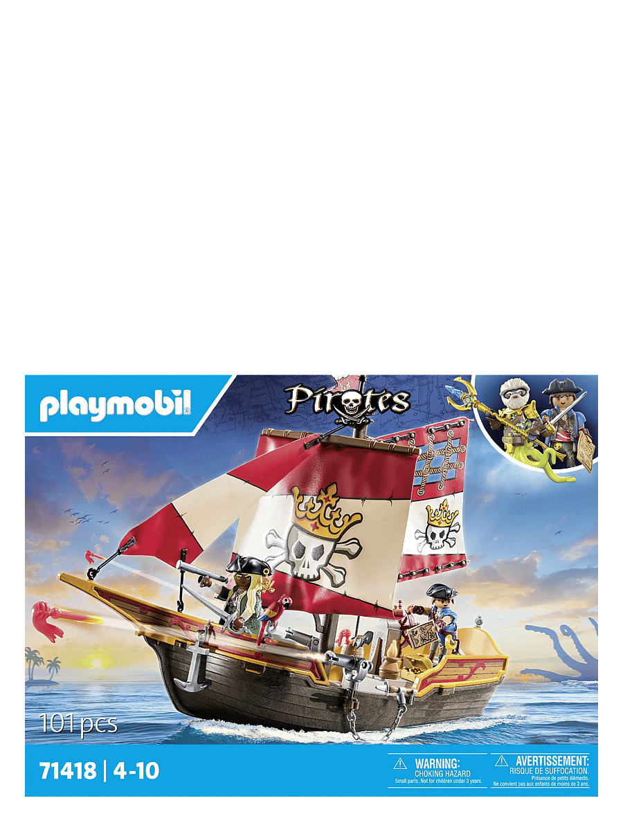 PLAYMOBIL - Pirate Ship - geburtstagsgeschenke - multicolored - 0