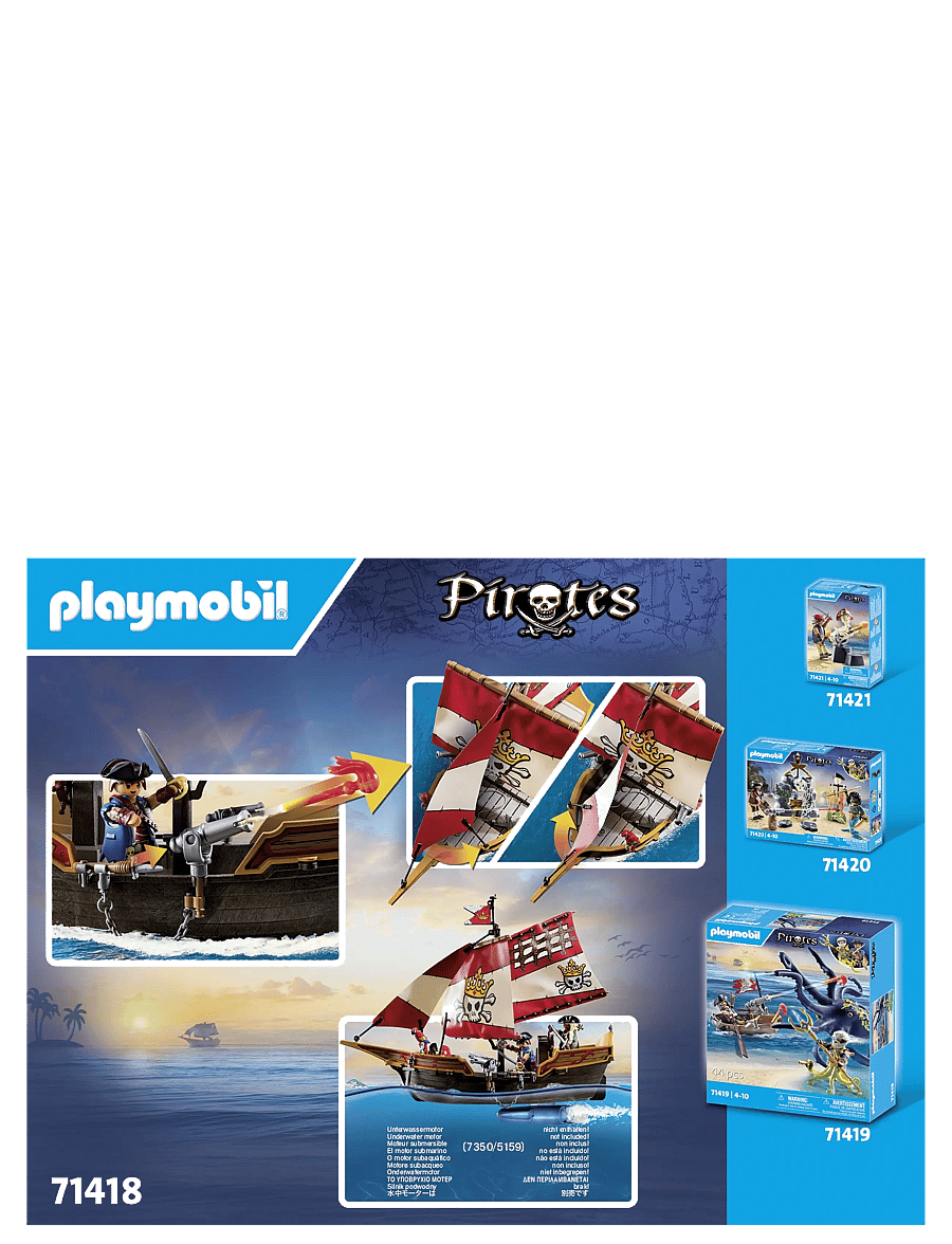 PLAYMOBIL - Pirate Ship - geburtstagsgeschenke - multicolored - 2