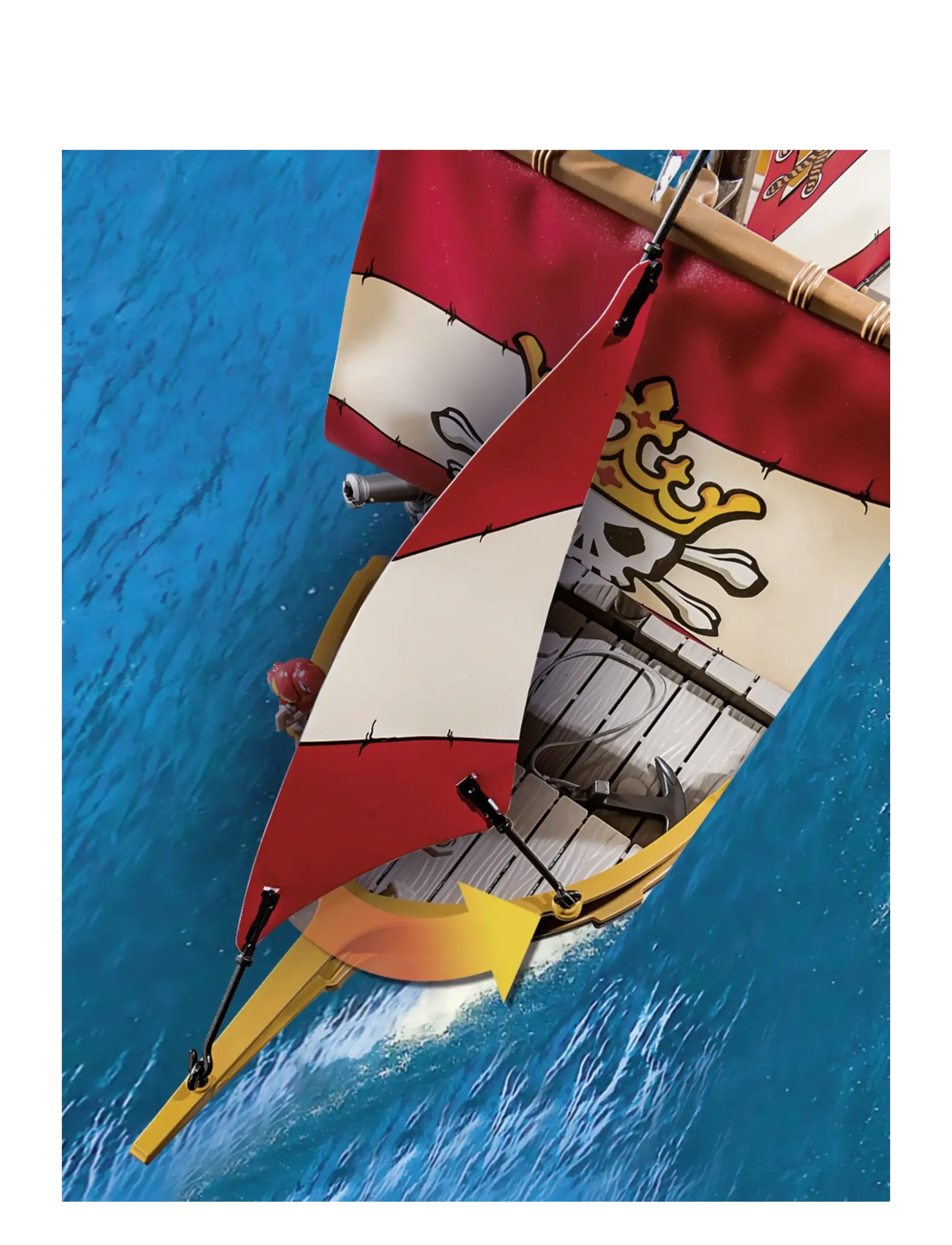 PLAYMOBIL - PLAYMOBIL Pirates Pirate Ship - 71418 - playmobil leikföng - multicolored - 5