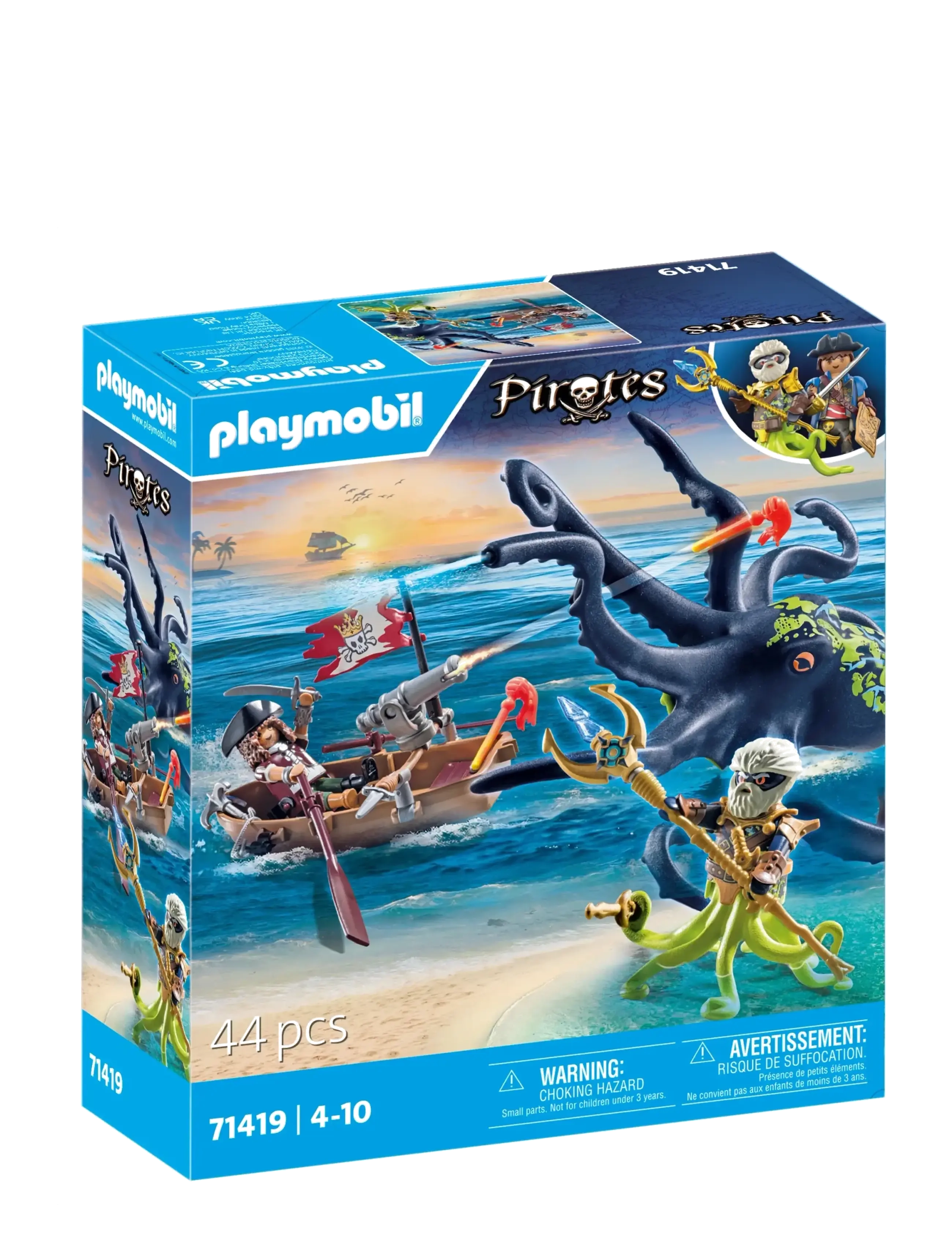 PLAYMOBIL - PLAYMOBIL Pirates Kamp mod kæmpeblæksprutten - 7141 - playmobil pirates - multicolored - 2