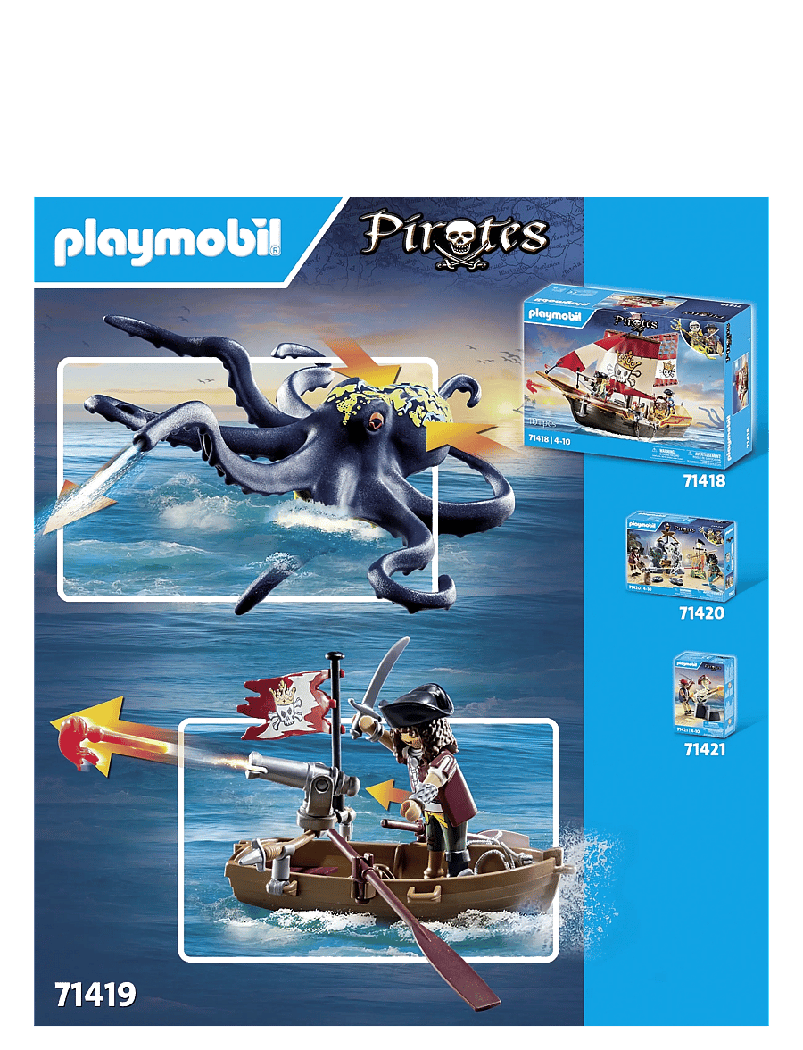 PLAYMOBIL - Battle with the Giant Octopus - madalaimad hinnad - multicolored - 2