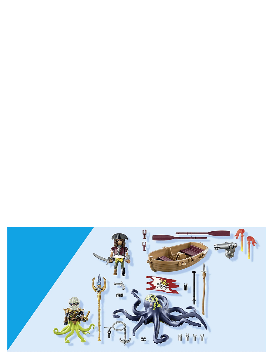 PLAYMOBIL - Battle with the Giant Octopus - madalaimad hinnad - multicolored - 4