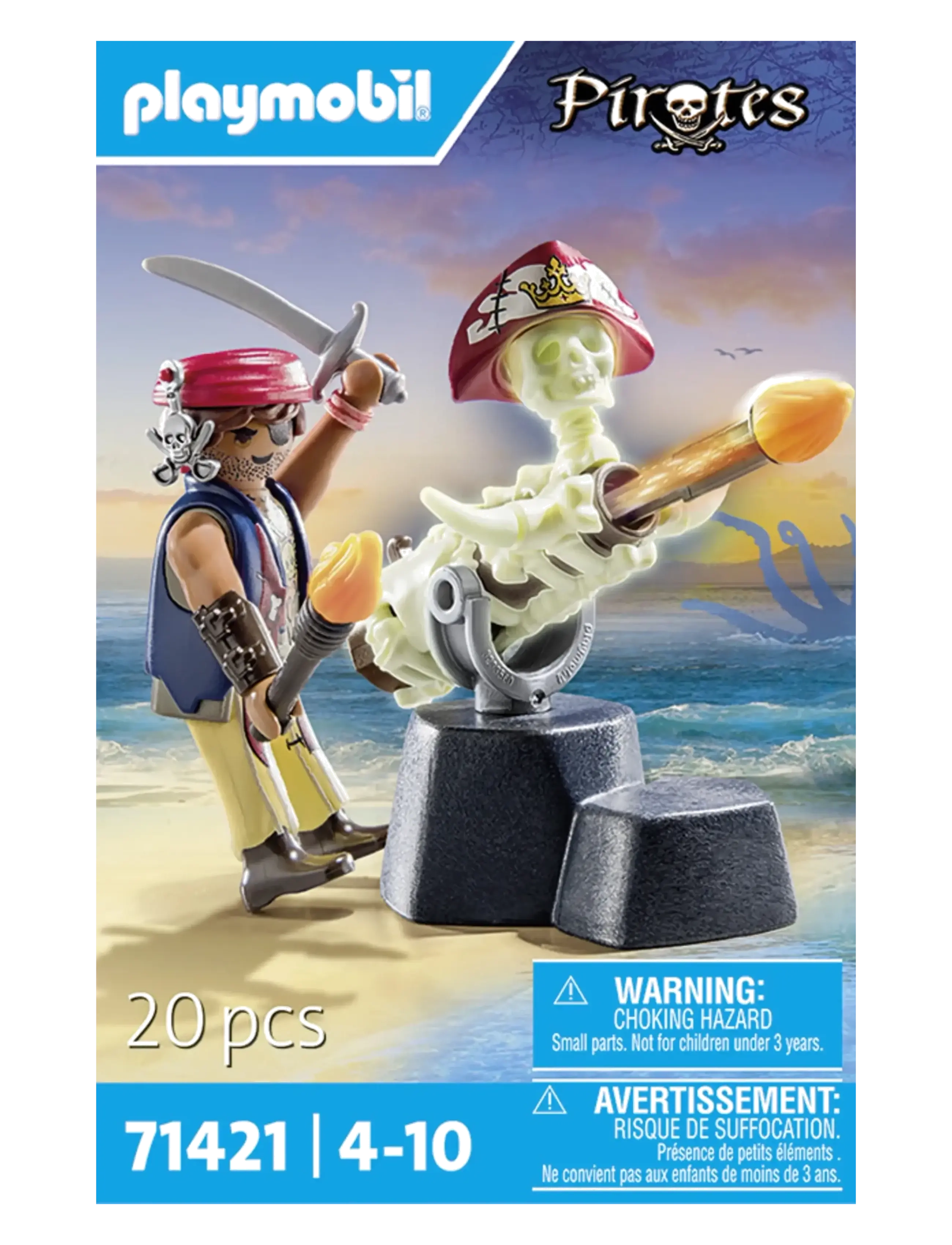 PLAYMOBIL PLAYMOBIL Pirates Kanonmästare - 71421 - Kampanj - MULTICOLORED / beige