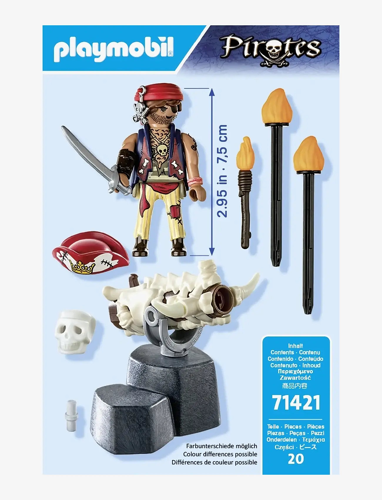 PLAYMOBIL - PLAYMOBIL Pirates Canon master - 71421 - playmobil pirates - multicolored - 3