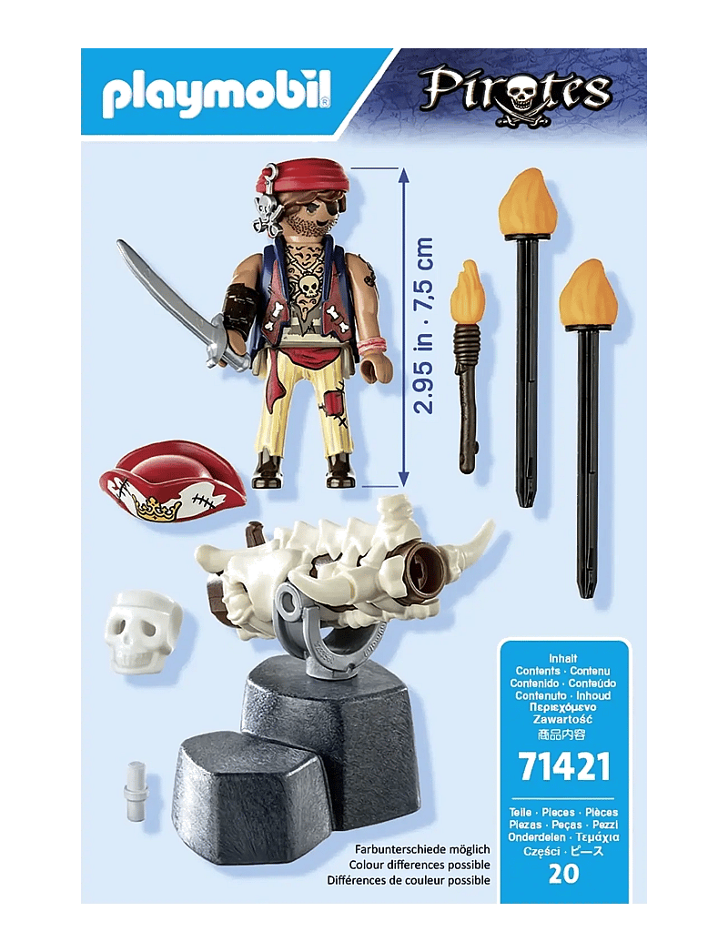 PLAYMOBIL - PLAYMOBIL Pirates Canon master - 71421 - playmobil pirates - multicolored - 3