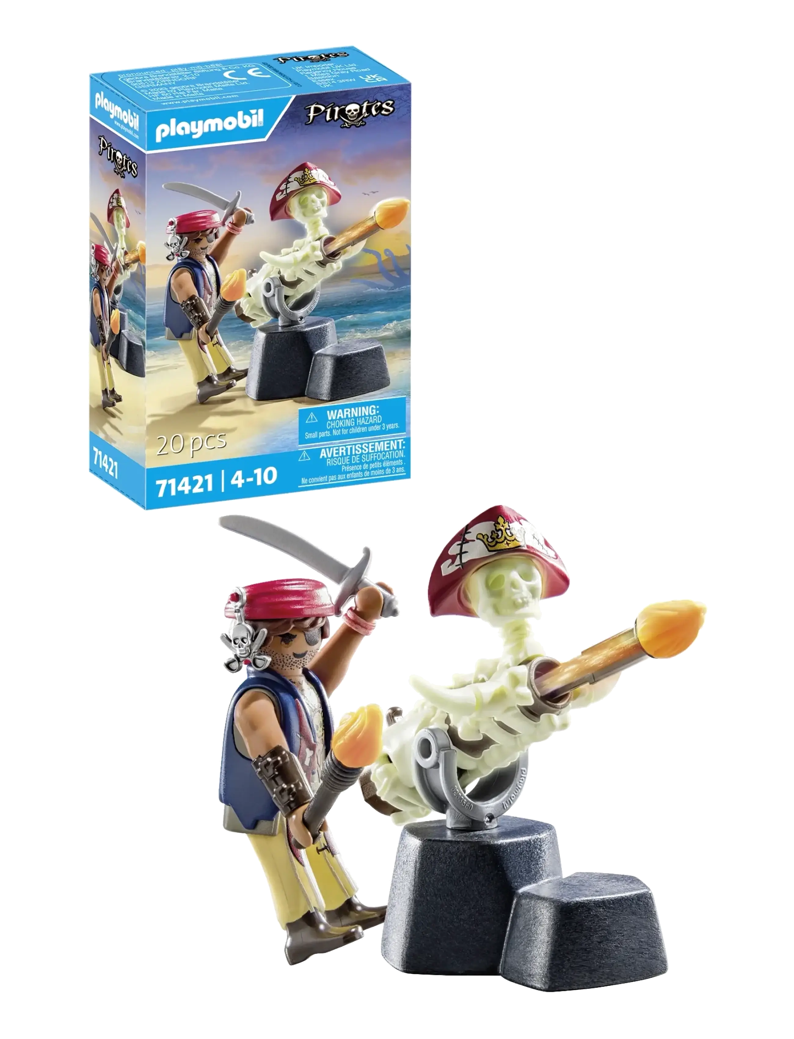 PLAYMOBIL - PLAYMOBIL Pirates Canon master - 71421 - playmobil leikföng - multicolored - 4