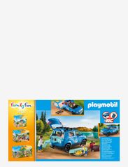 PLAYMOBIL - PLAYMOBIL Family Fun Bil med husvagn - 71423 - playmobil family fun - multicolored - 1