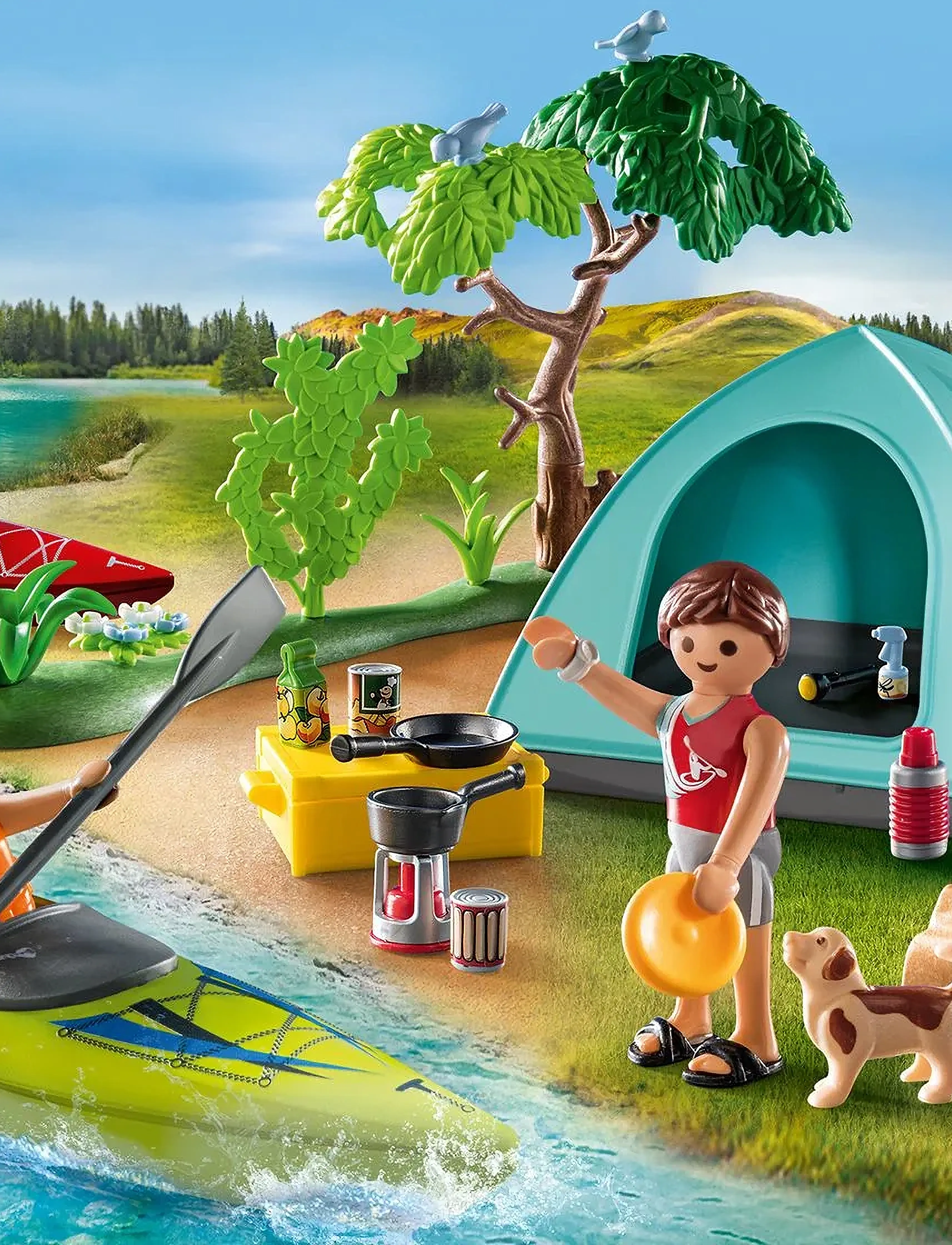 PLAYMOBIL - PLAYMOBIL Family Fun  Telttur - 71425 - multicolored - 4
