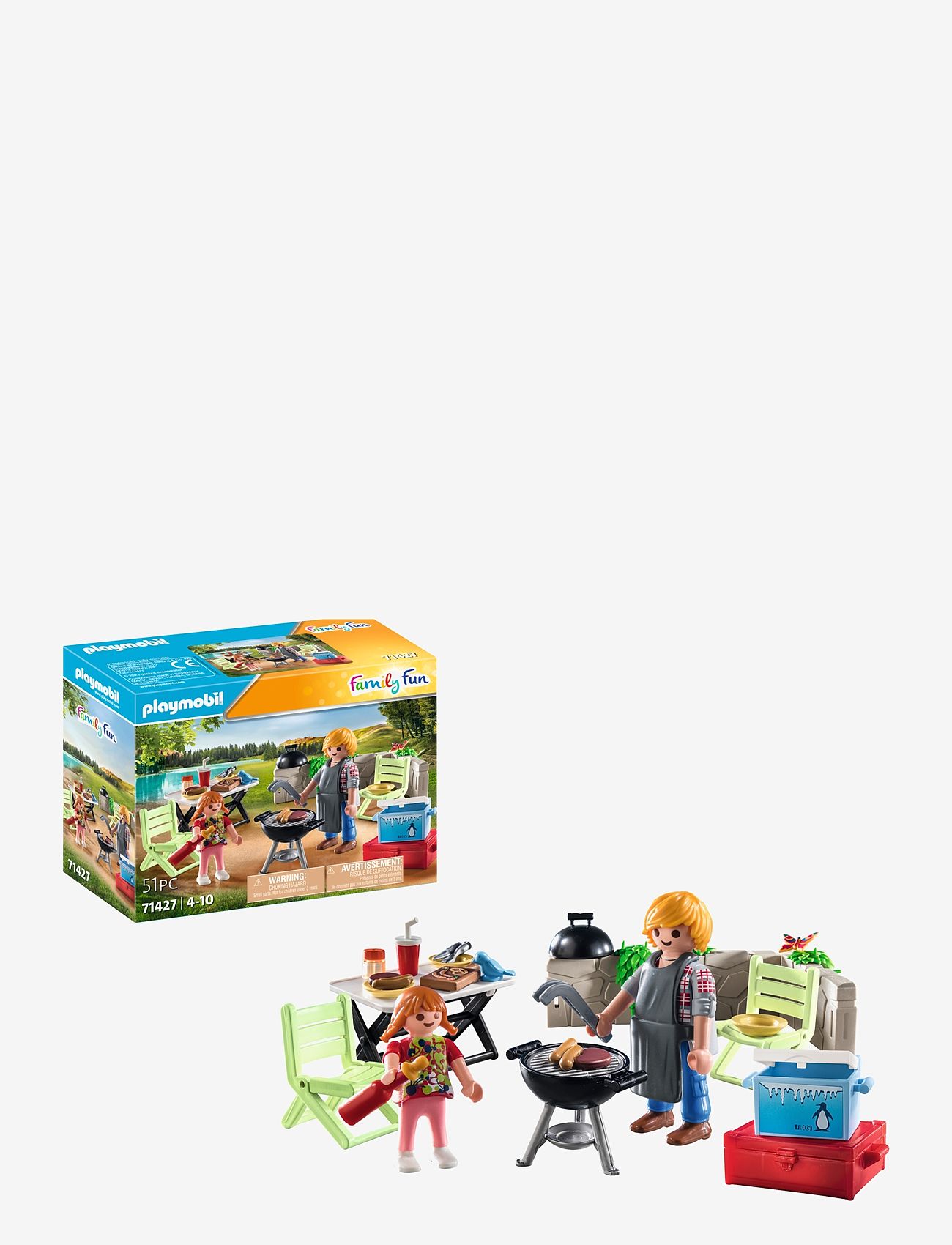 PLAYMOBIL - PLAYMOBIL Family Fun  Fælles grillaften - 71427 - playmobil family fun - multicolored - 0
