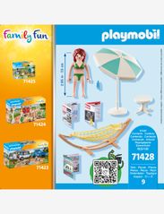 PLAYMOBIL - PLAYMOBIL Family Fun  Hængekøje - 71428 - playmobil family fun - multicolored - 2