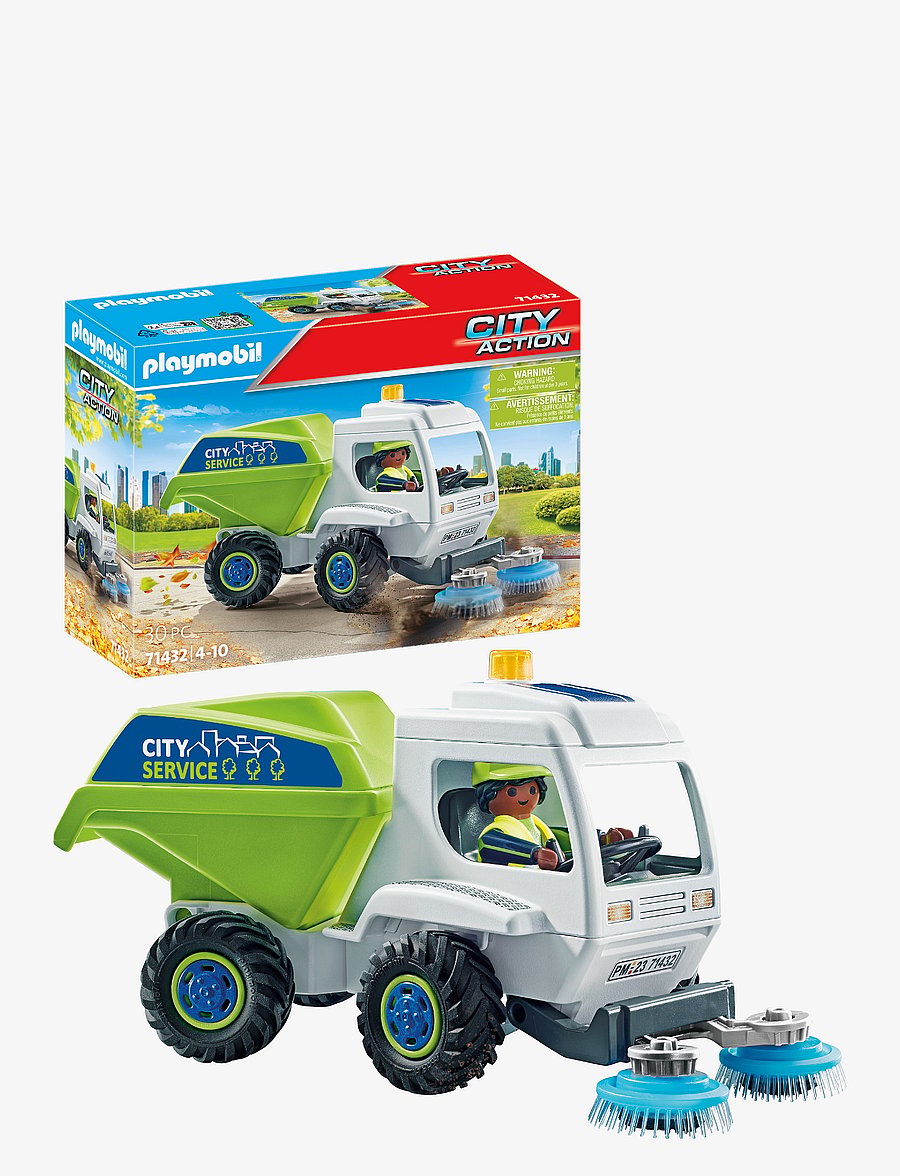 PLAYMOBIL - PLAYMOBIL City Action Street Sweeper - 71432 - multicolored - 0