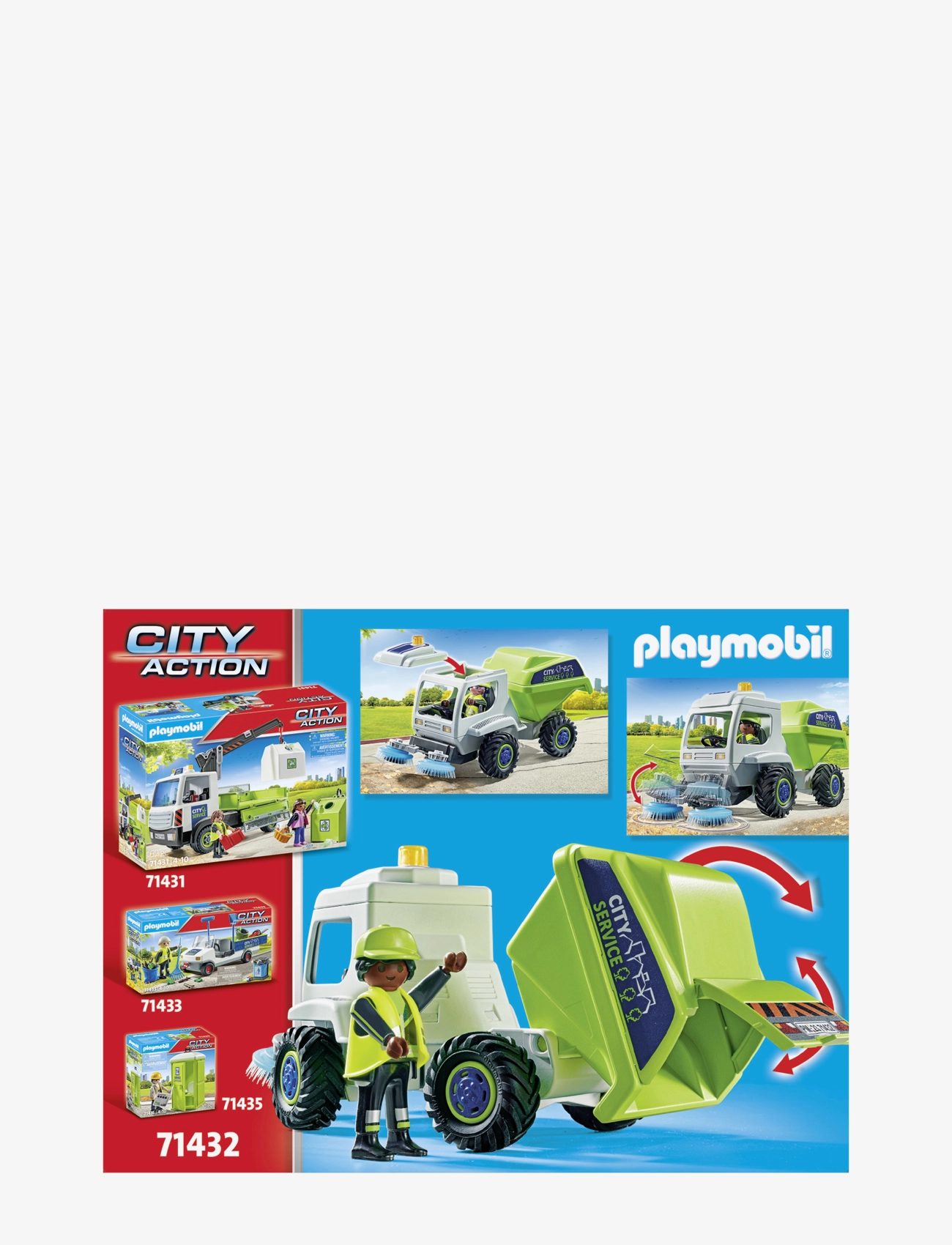 PLAYMOBIL - PLAYMOBIL City Action Street Sweeper - 71432 - multicolored - 3