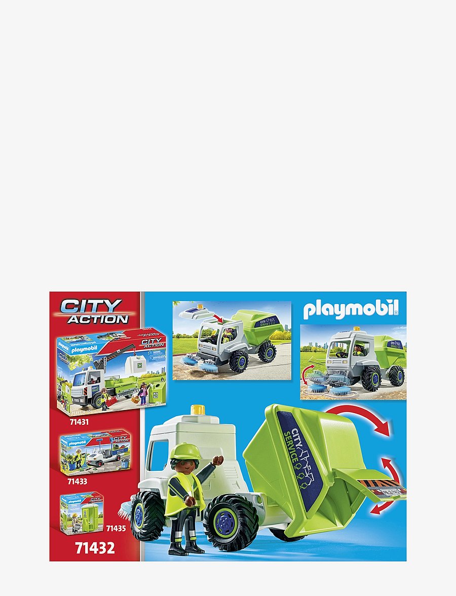 PLAYMOBIL - PLAYMOBIL City Action Street Sweeper - 71432 - multicolored - 3