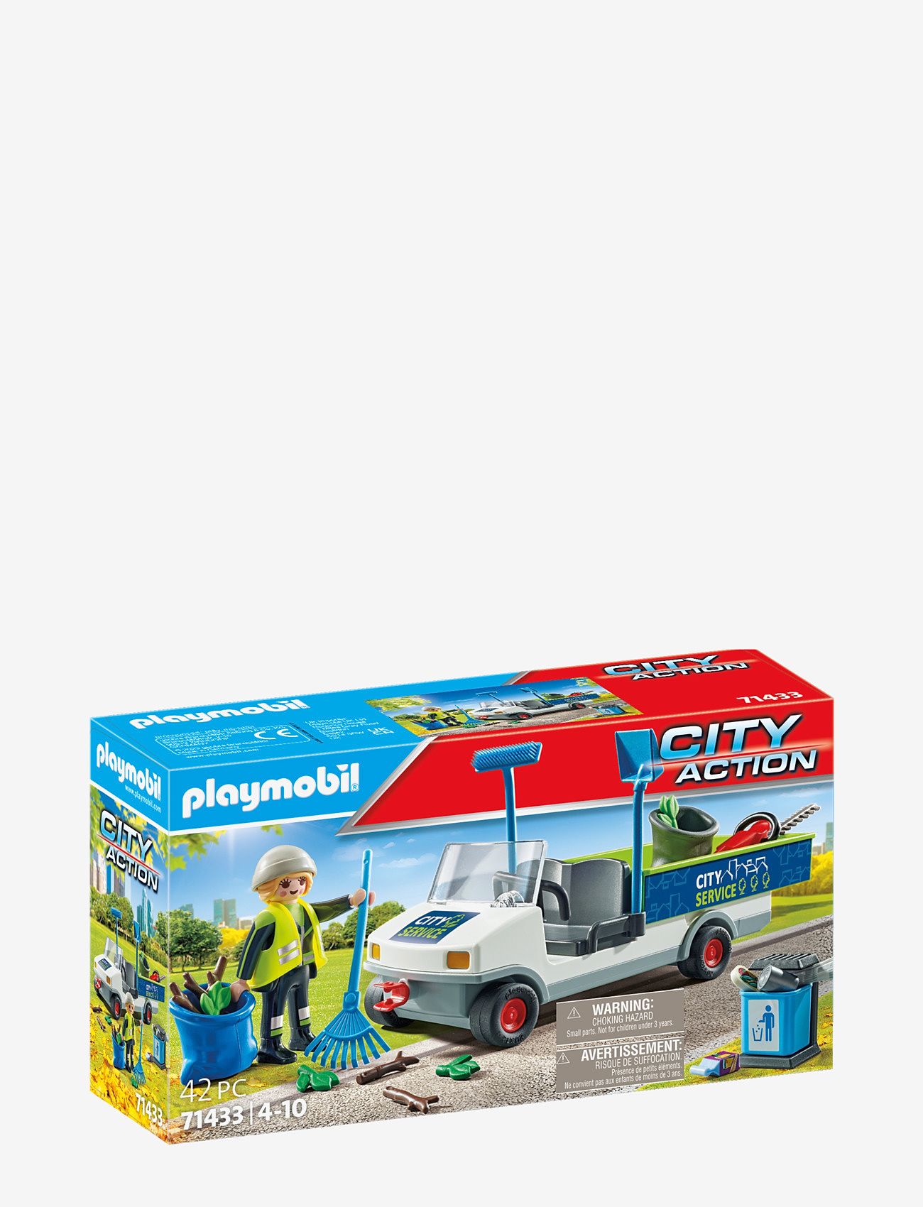 PLAYMOBIL Playmobil City Action Street Cleaner With E-vehicle