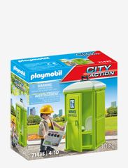 PLAYMOBIL City Action Portable Toilet - 71435 - MULTICOLORED