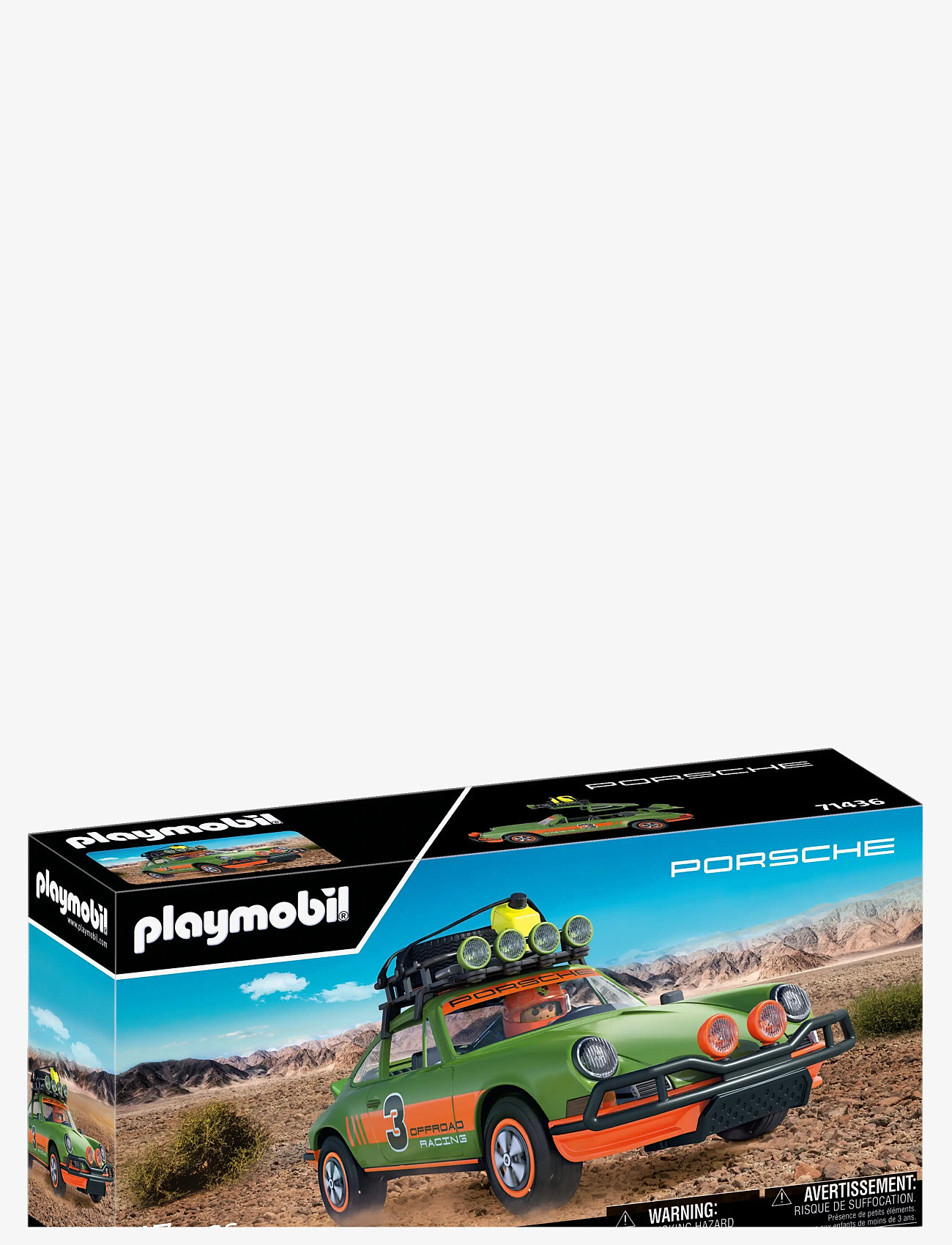 PLAYMOBIL - PLAYMOBIL Cars Porsche 911 Carrera RS 2.7 - Offroad - 71436 - playmobil cars - multicolored - 1