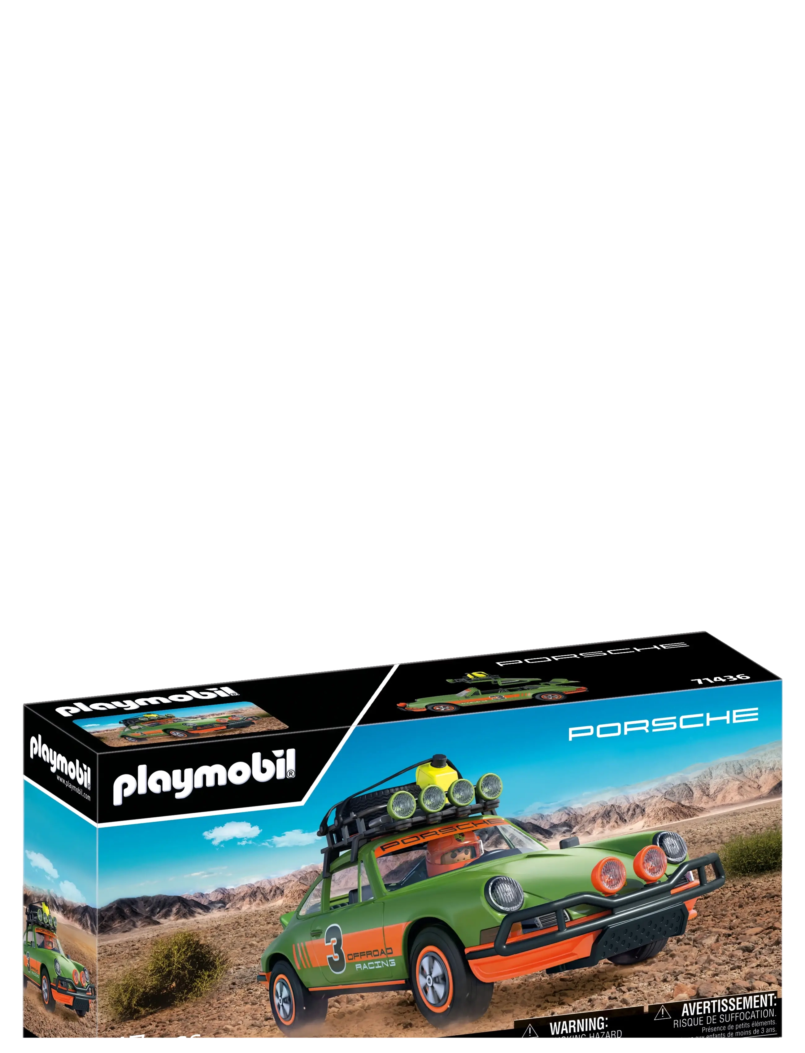 PLAYMOBIL - PLAYMOBIL Cars Porsche 911 Carrera RS 2.7 - Offroad - 71436 - multicolored - 1