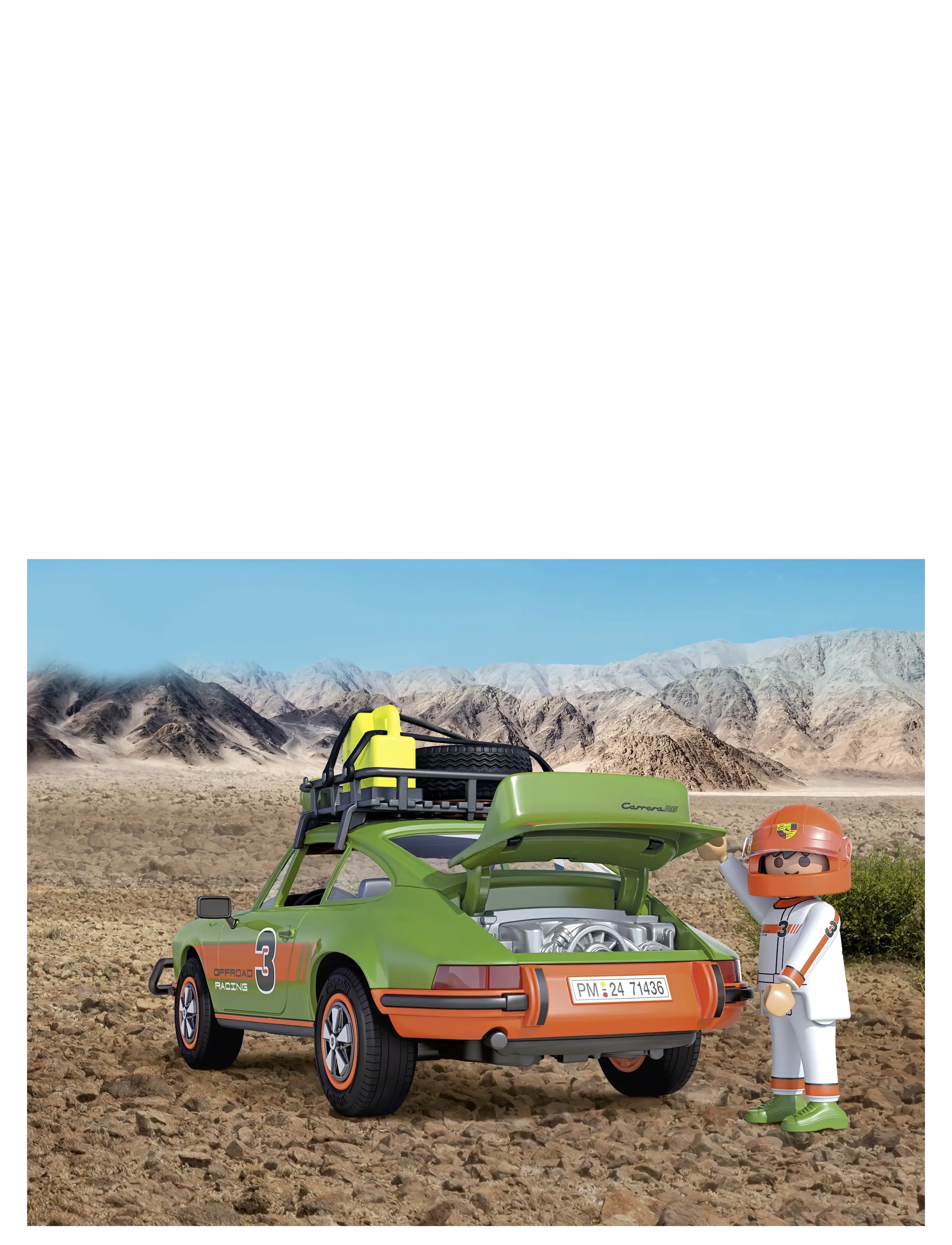 PLAYMOBIL - PLAYMOBIL Cars Porsche 911 Carrera RS 2.7 - Offroad - 71436 - multicolored - 3