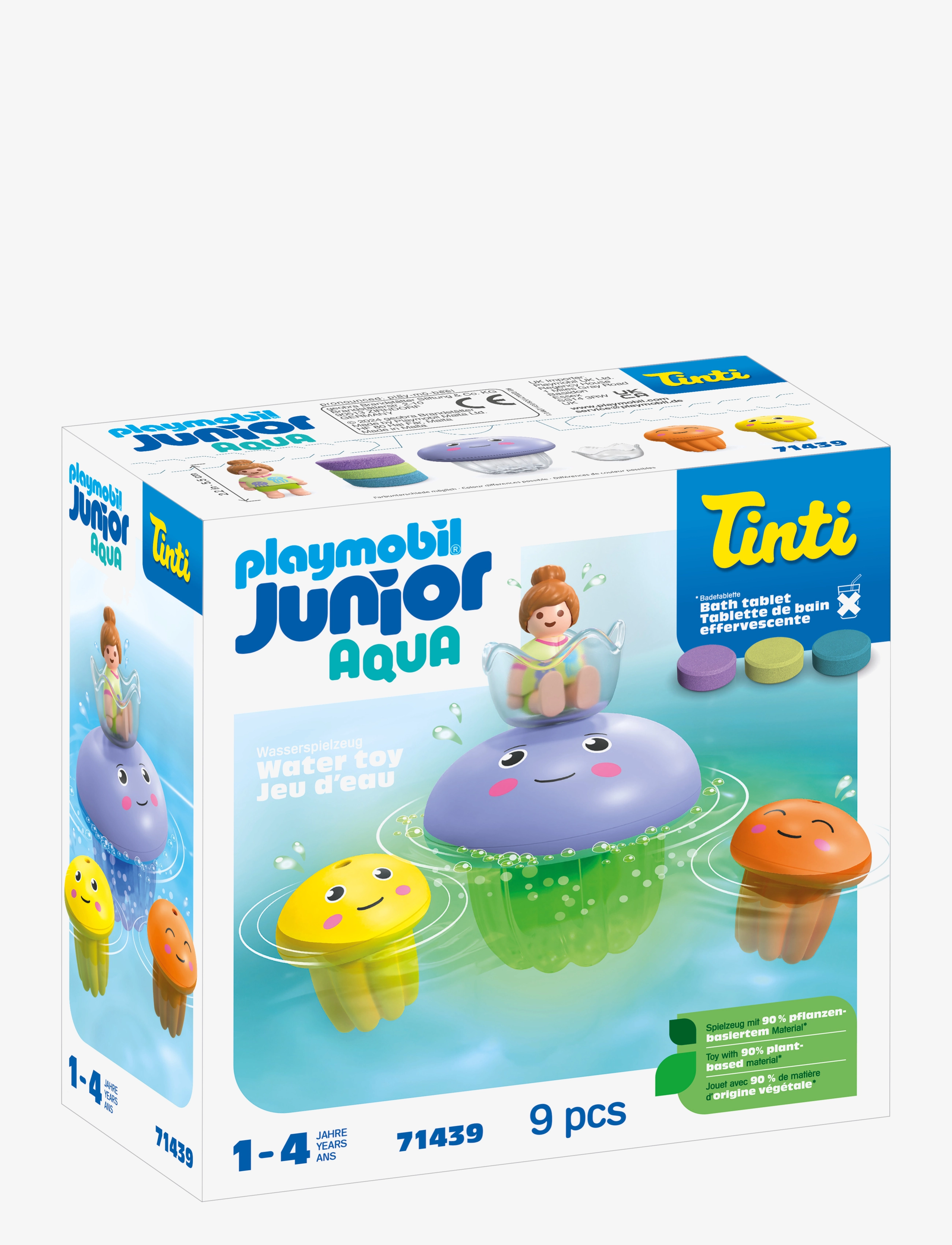 PLAYMOBIL Junior & Tinti: Colourful Jelly Fish Family Patterned - One Size - Kinder