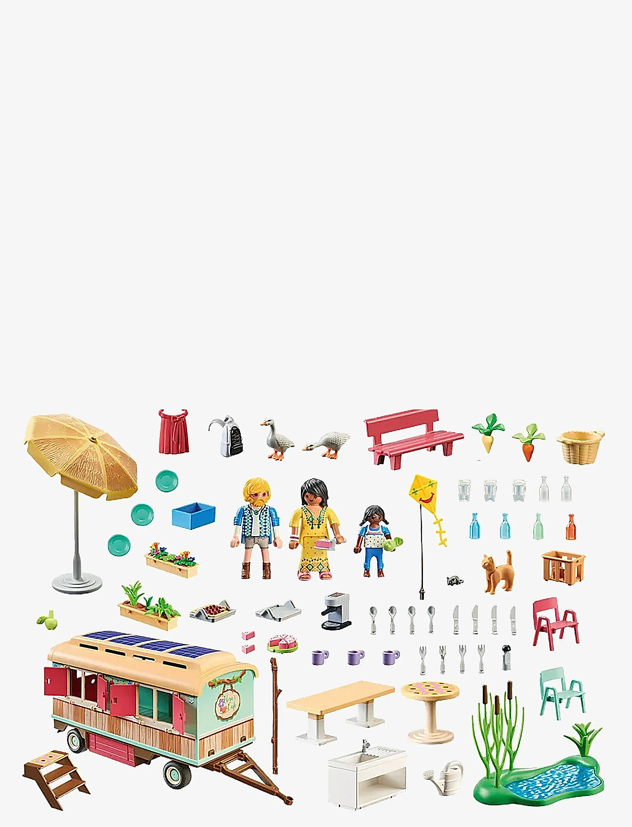 PLAYMOBIL - PLAYMOBIL Country Mysig plats mobilt kafé - 71441 - playmobil country - multicolored - 2